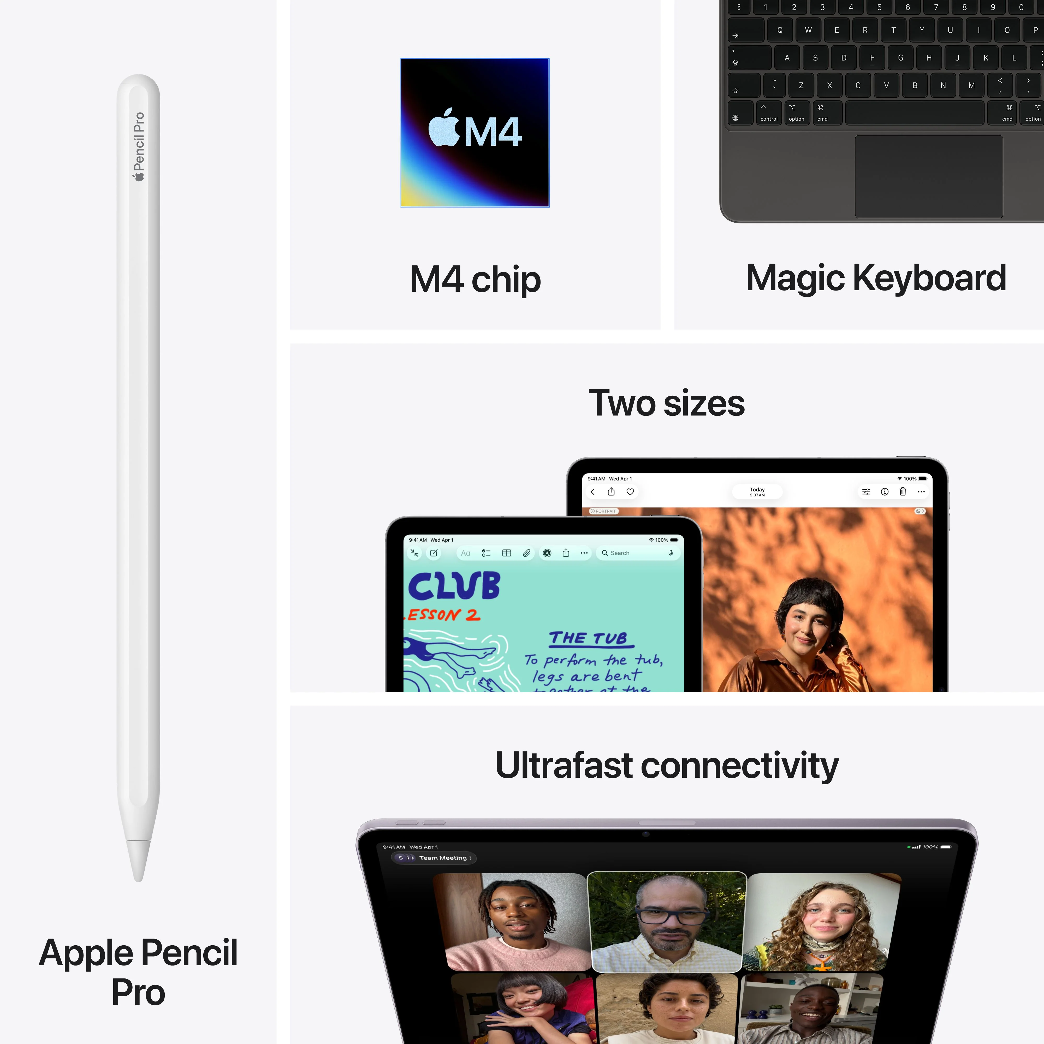 13-inch iPad Air Wi-Fi + Cellular 512 GB - Paars (M4) - Image 9