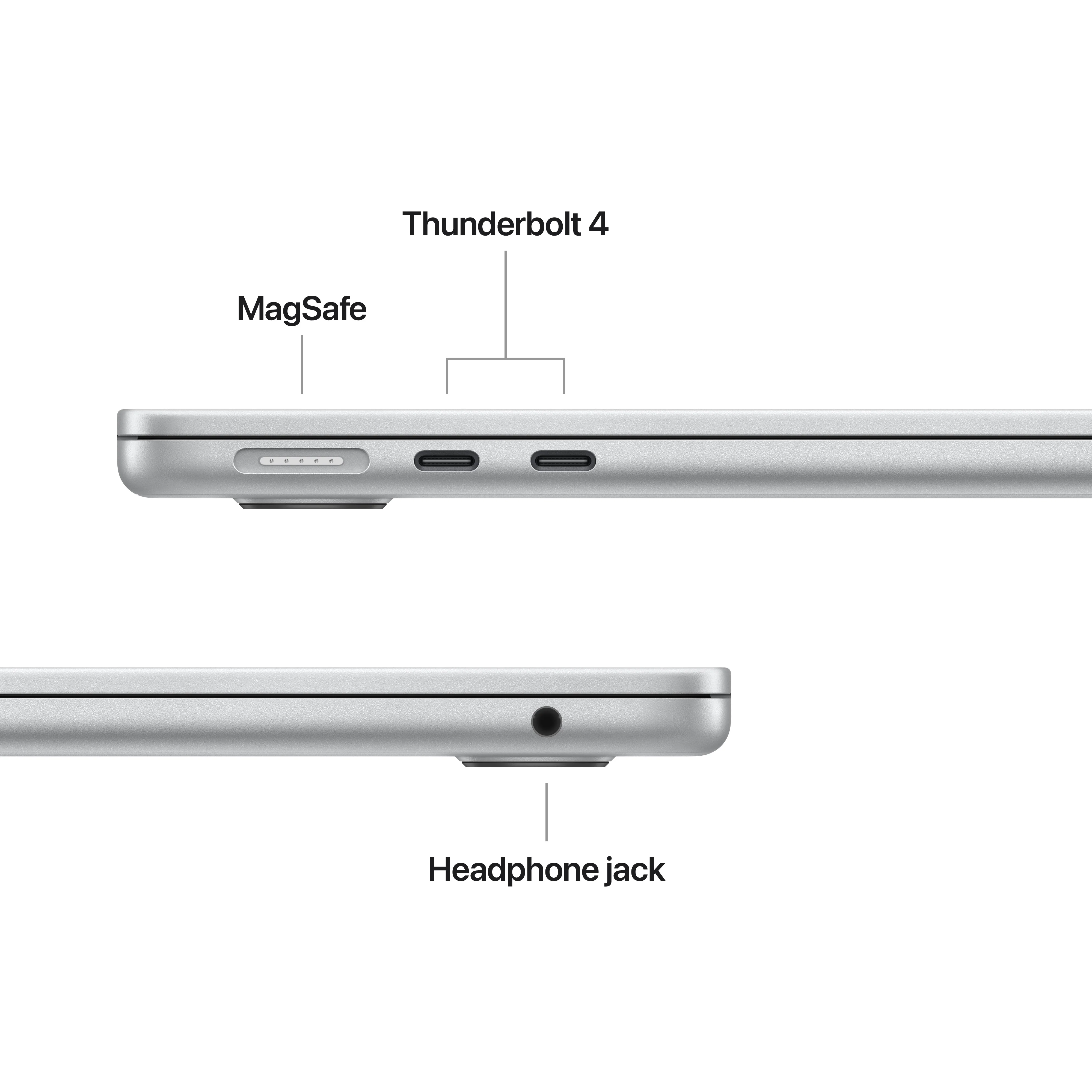 13-inch MacBook Air: Apple M5-chip met 10‑Core CPU en 10‑Core GPU, 16 GB, 1 TB SSD - Zilver (Qwerty NL) - Image 6