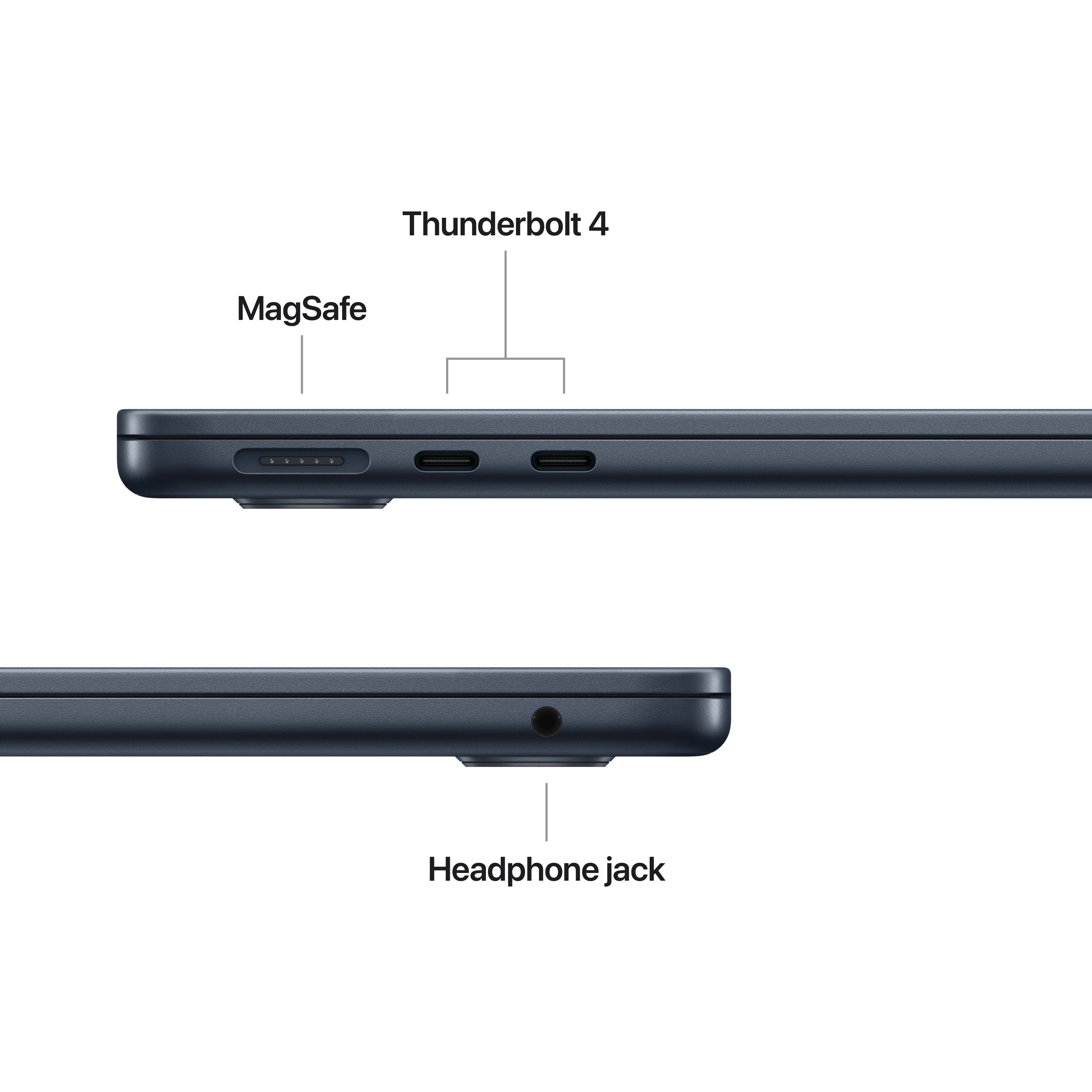 13-inch MacBook Air: Apple M5-chip met 10‑Core CPU en 8‑Core GPU, 16 GB, 512 GB SSD - Middernacht (Qwerty NL) - Image 6