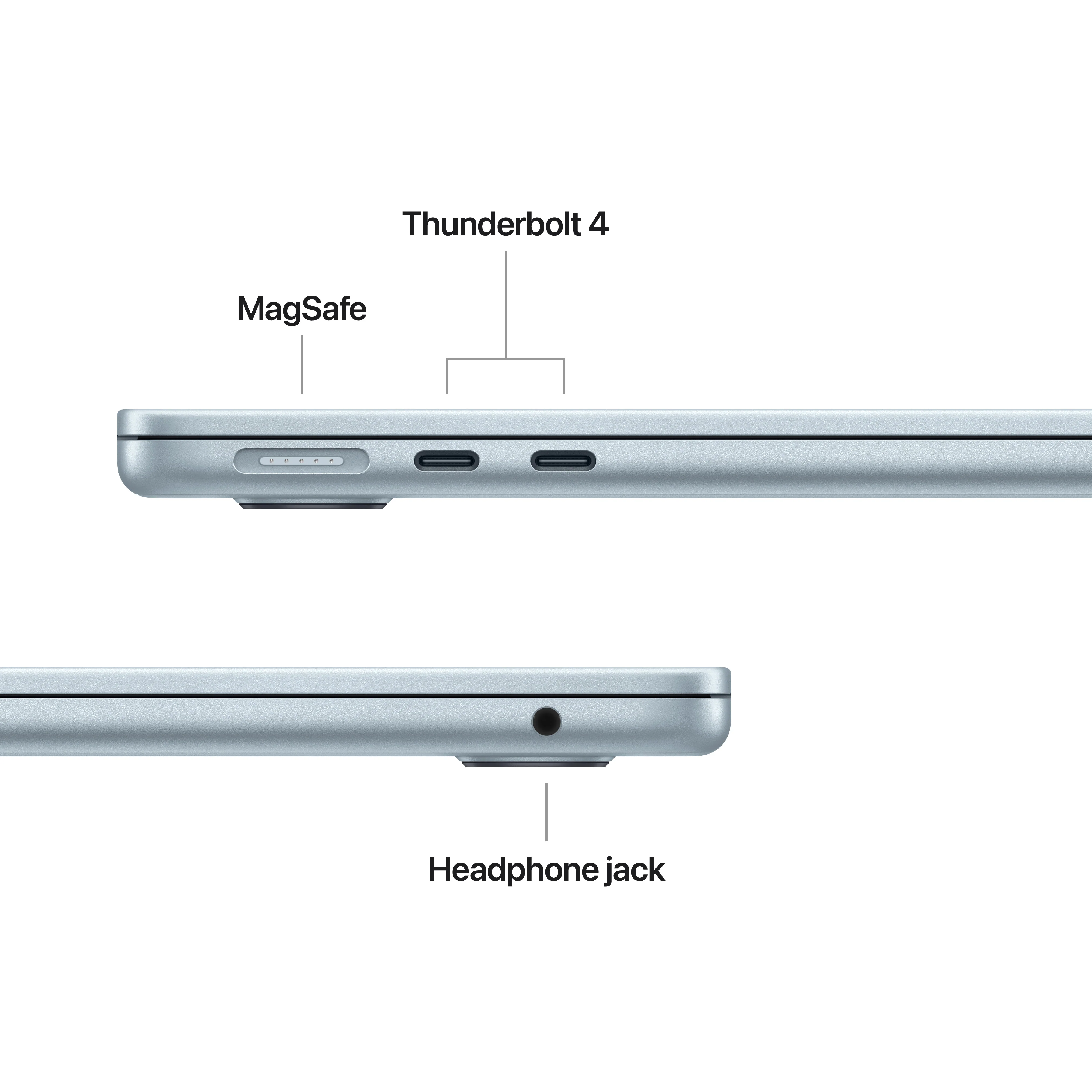 13-inch MacBook Air: Apple M5-chip met 10‑Core CPU en 8‑Core GPU, 16 GB, 512 GB SSD - Hemelsblauw (Azerty FR) - Image 6