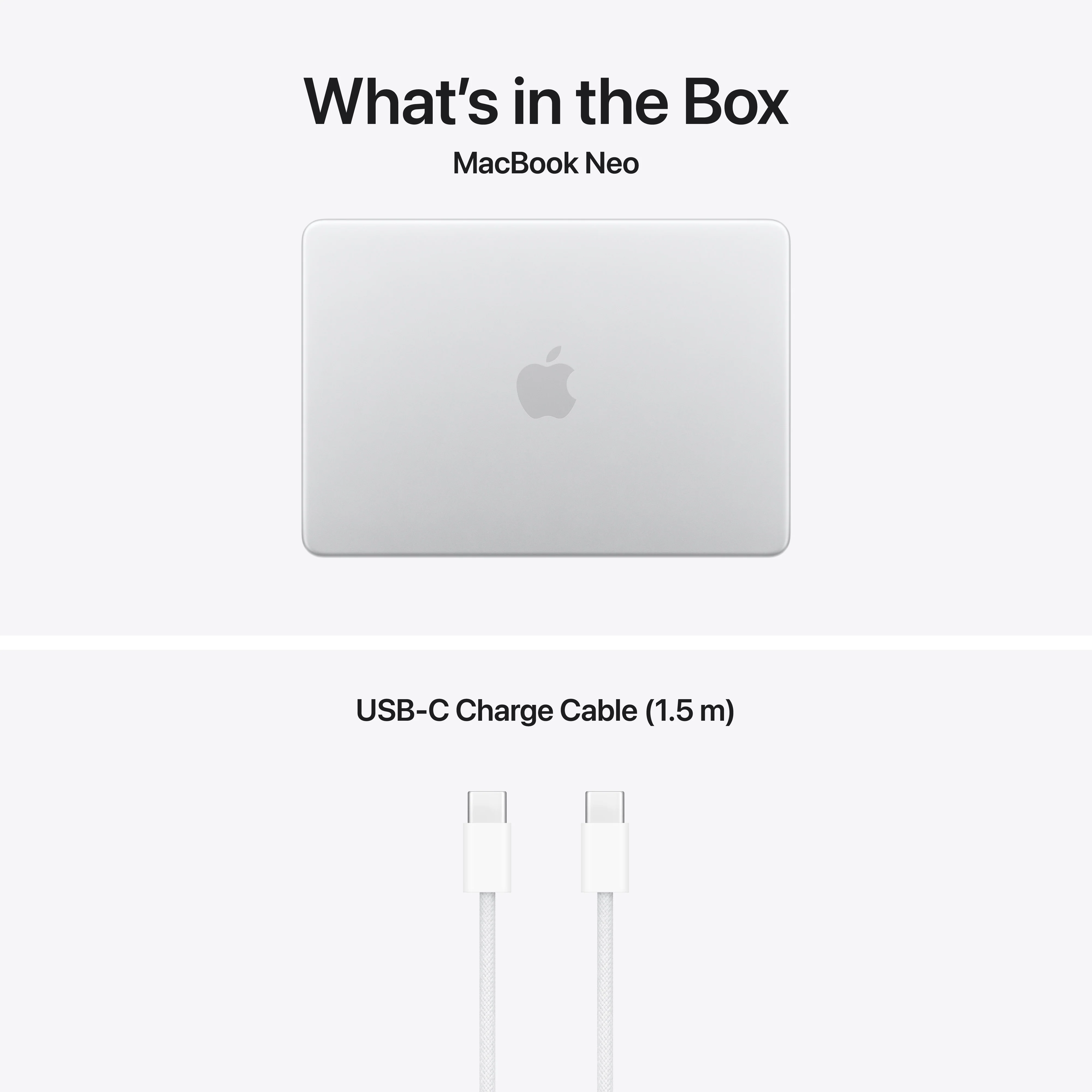 13-inch MacBook Neo: Apple A18 Pro-chip met 6‑core CPU en 5‑core GPU, Magic Keyboard, 8 GB, 256 GB SSD - Zilver (Azerty FR) - Image 10