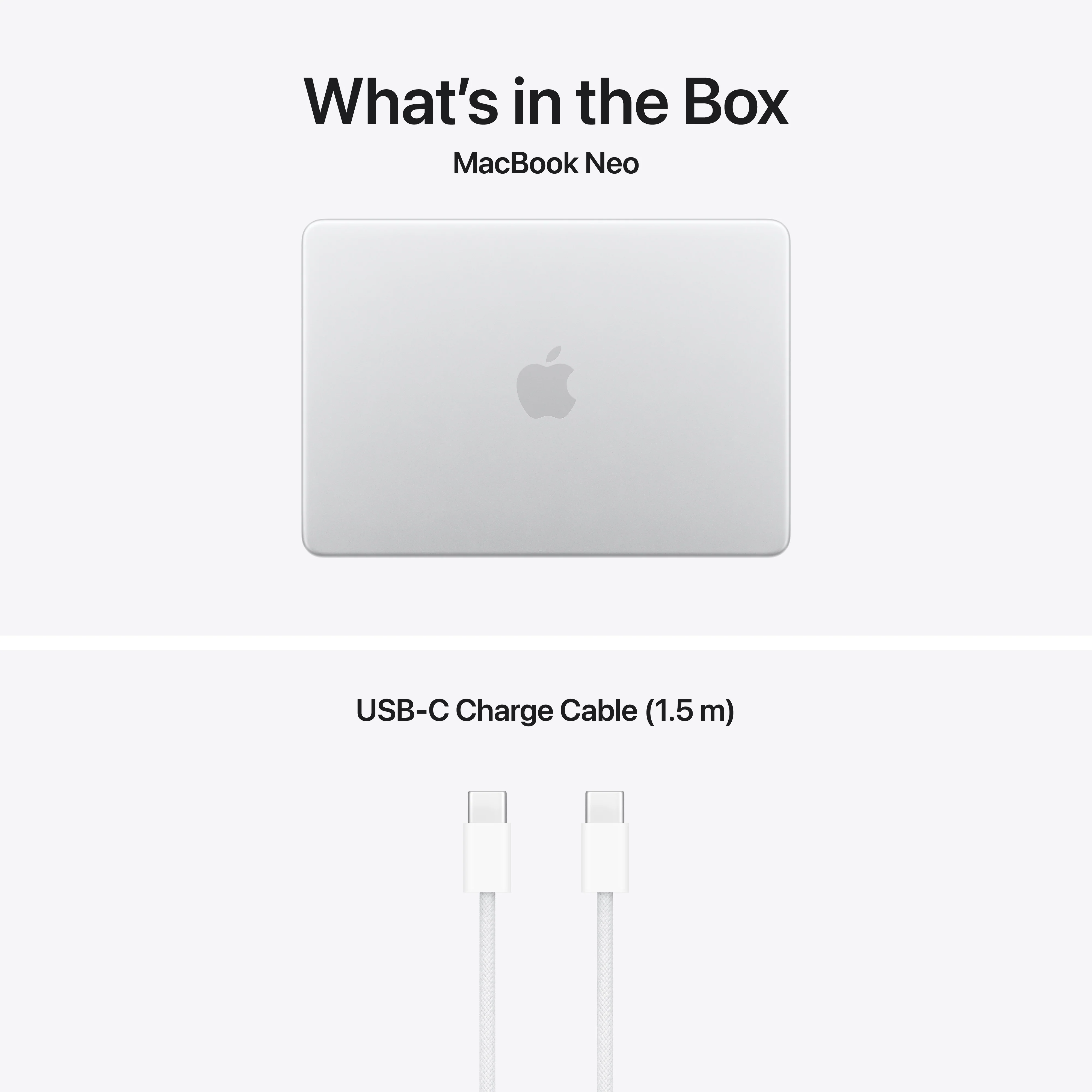 13-inch MacBook Neo: Apple A18 Pro-chip met 6‑core CPU en 5‑core GPU, Magic Keyboard met Touch ID, 8 GB, 512 GB SSD - Zilver (Azerty FR) - Image 10