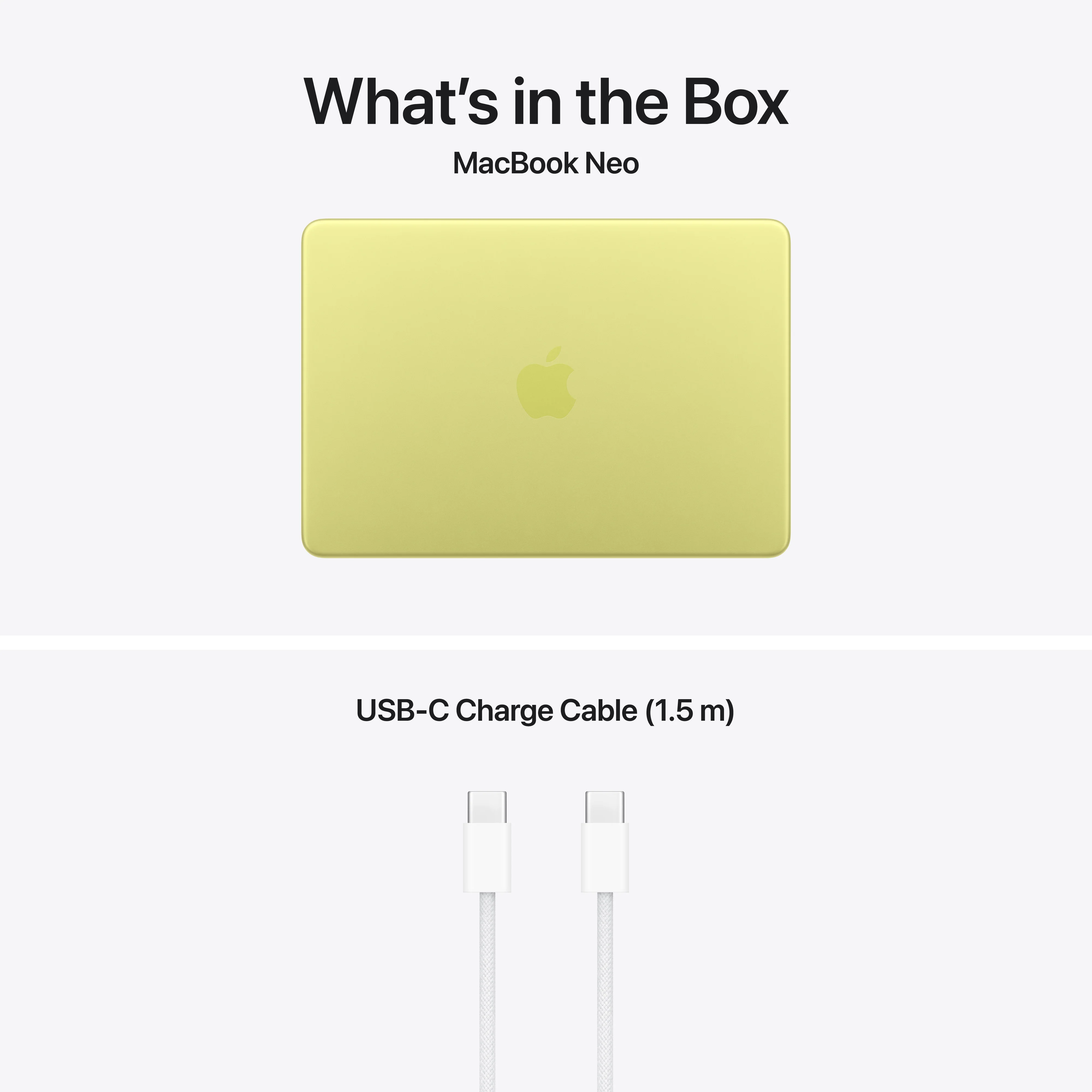 13-inch MacBook Neo: Apple A18 Pro-chip met 6‑core CPU en 5‑core GPU, Magic Keyboard, 8 GB, 256 GB SSD - Citrus (Azerty FR) - Image 10