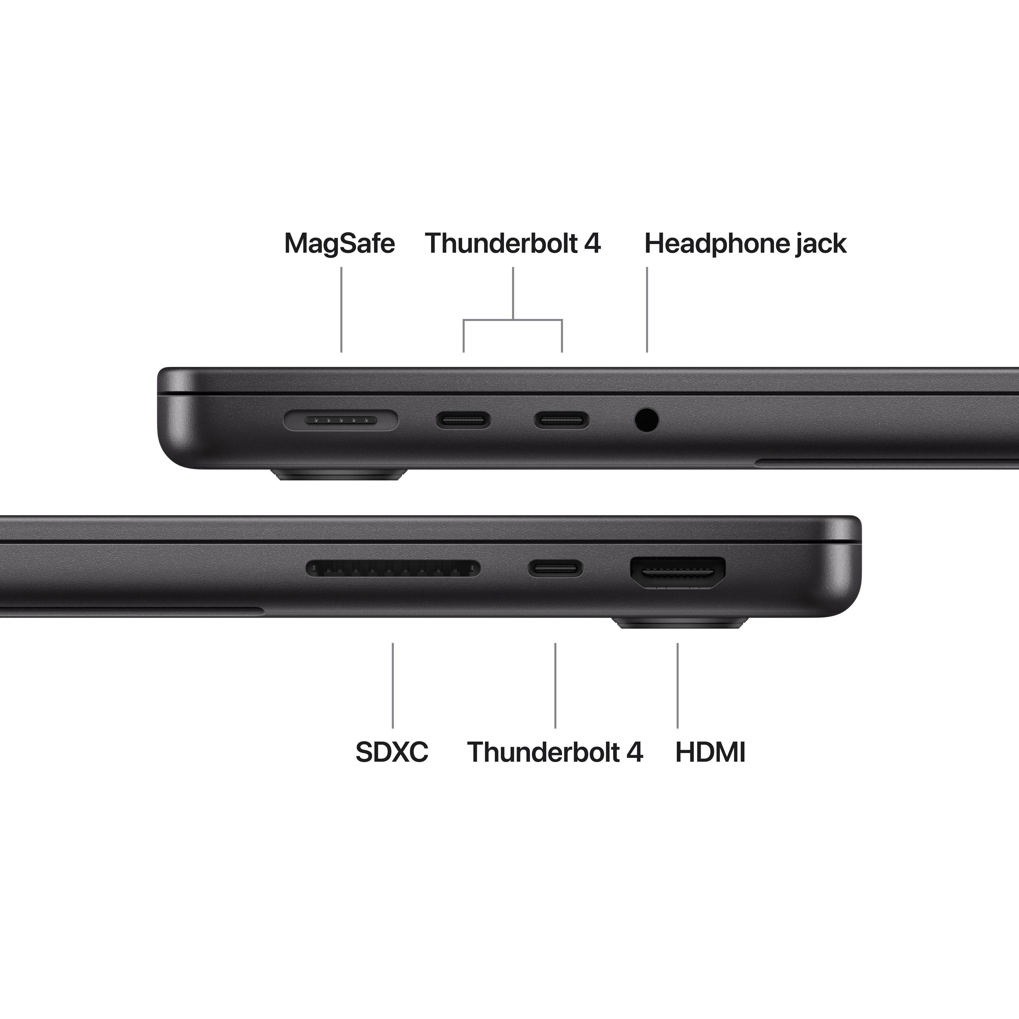 14-inch MacBook Pro: Apple M5-chip met 10‑Core CPU en 10‑Core GPU, 32 GB, 1 TB SSD - Spacezwart (Azerty FR) - Image 7
