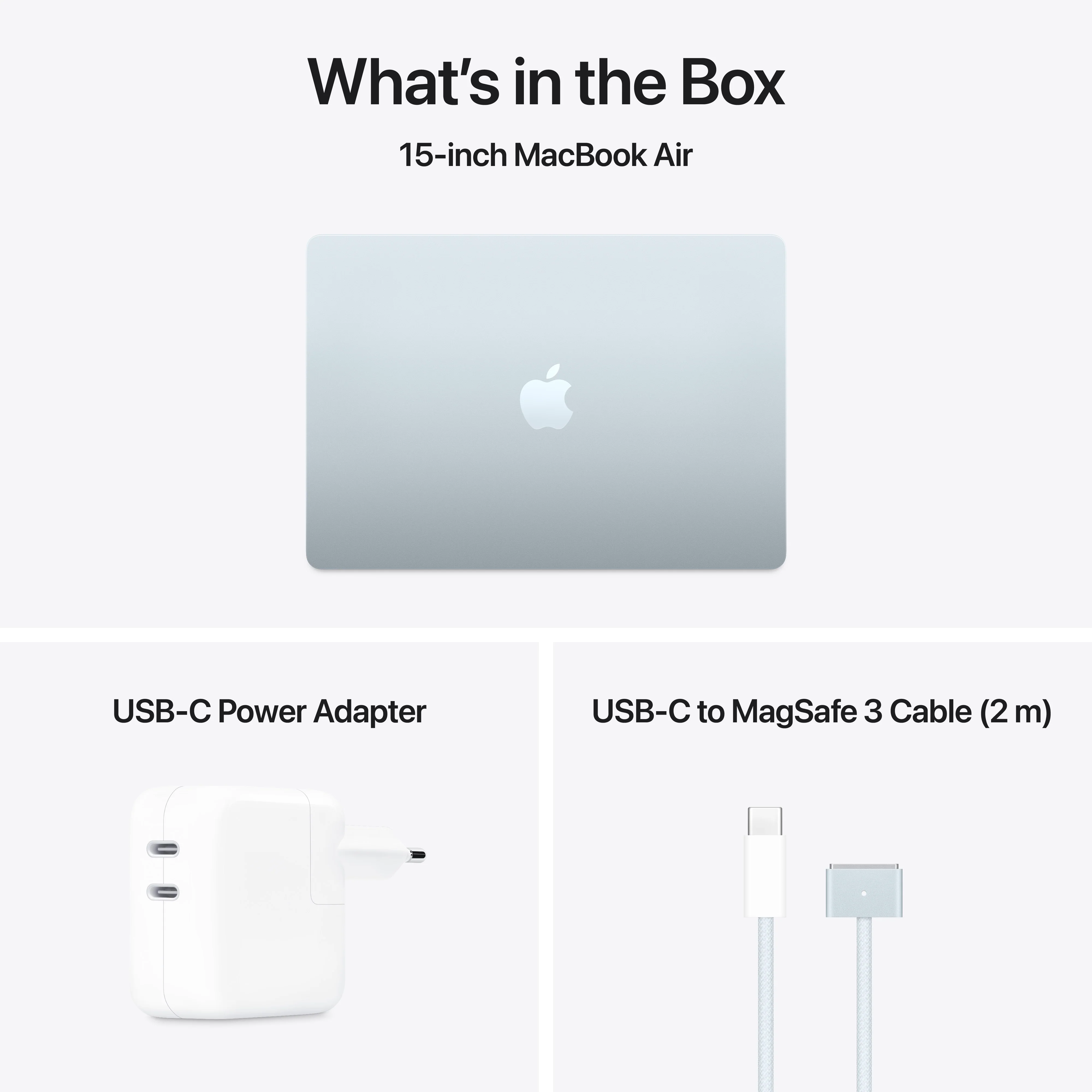 EOL 15-inch MacBook Air: Apple M4-chip met 10‑core CPU en 10‑core GPU, 16 GB, 512 GB - Hemelsblauw (Azerty FR) - Image 11