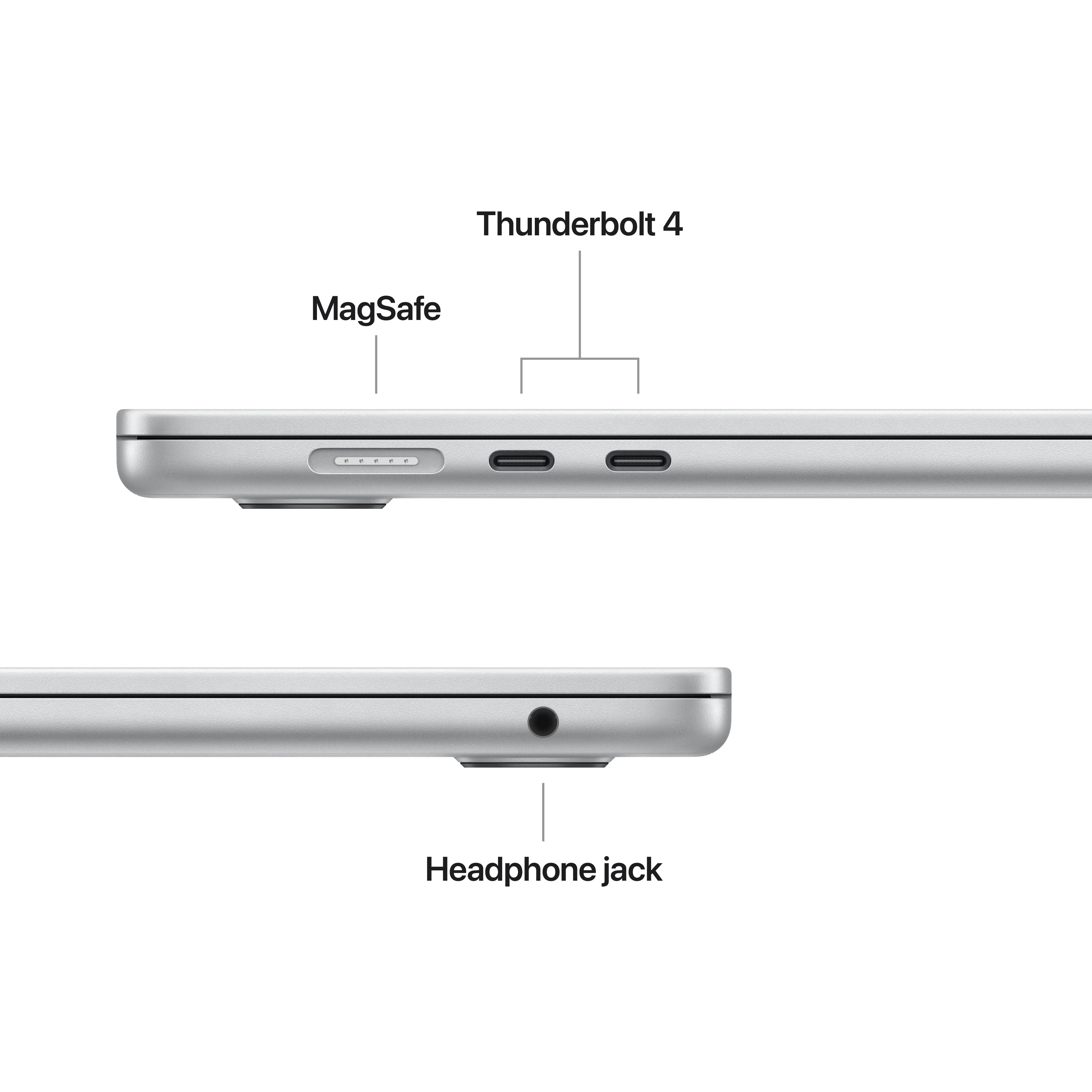 15-inch MacBook Air: Apple M5-chip met 10‑Core CPU en 10‑Core GPU, 24 GB, 1 TB SSD - Zilver (Qwerty NL) - Image 6