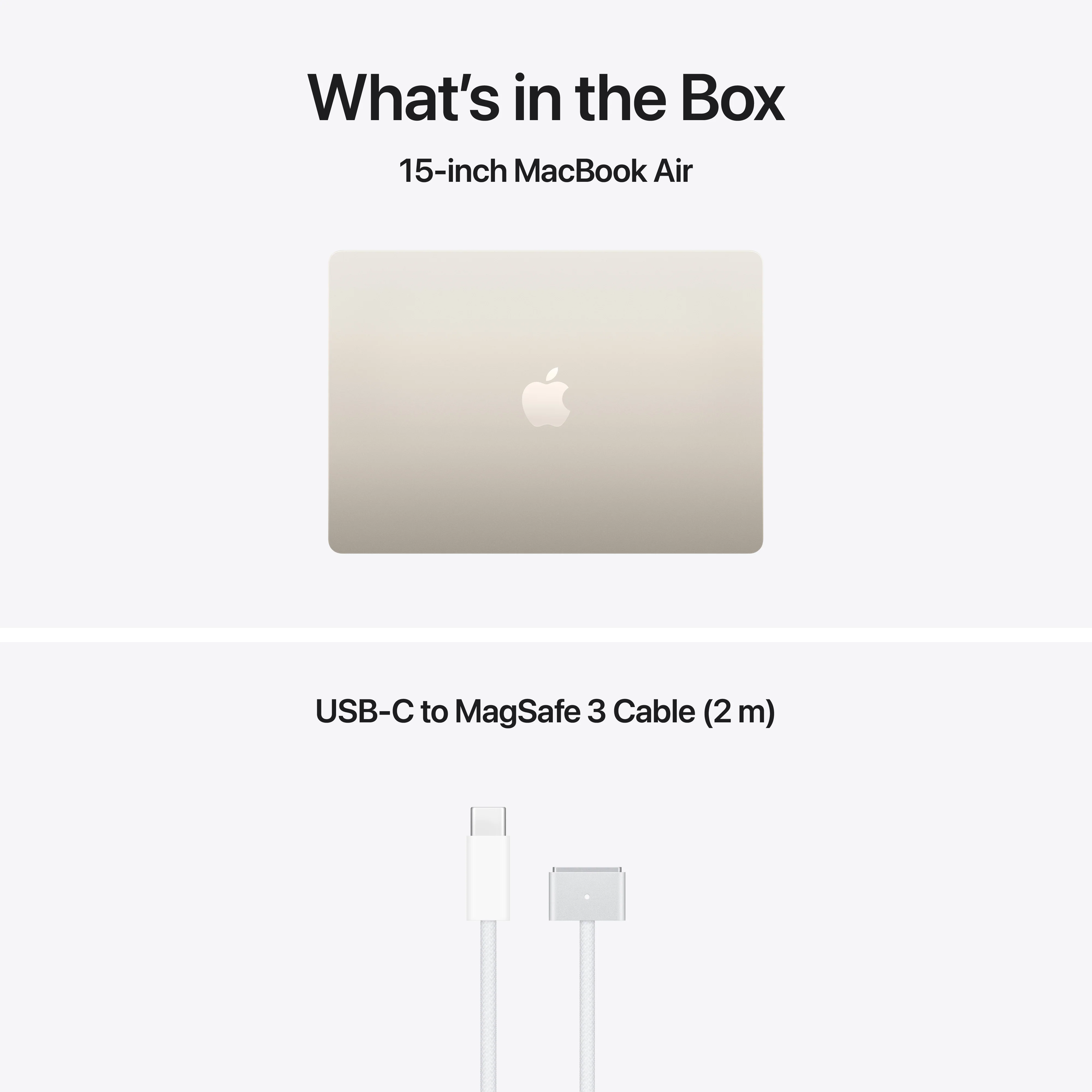 15-inch MacBook Air: Apple M5-chip met 10‑Core CPU en 10‑Core GPU, 16 GB, 512 GB SSD - Sterrenlicht (Qwerty NL) - Image 9