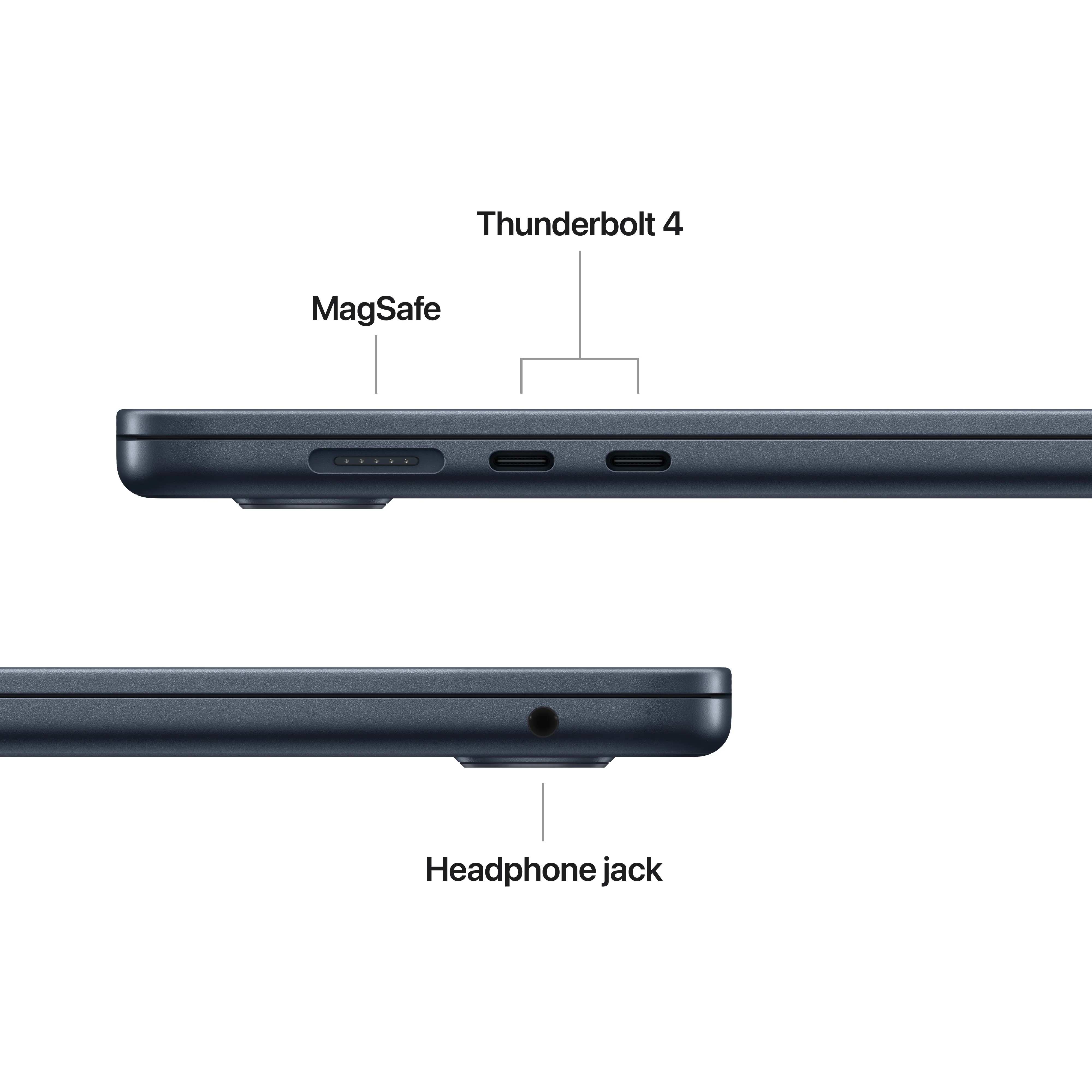 15-inch MacBook Air: Apple M5-chip met 10‑Core CPU en 10‑Core GPU, 16 GB, 1 TB SSD - Middernacht (Azerty FR) - Image 6