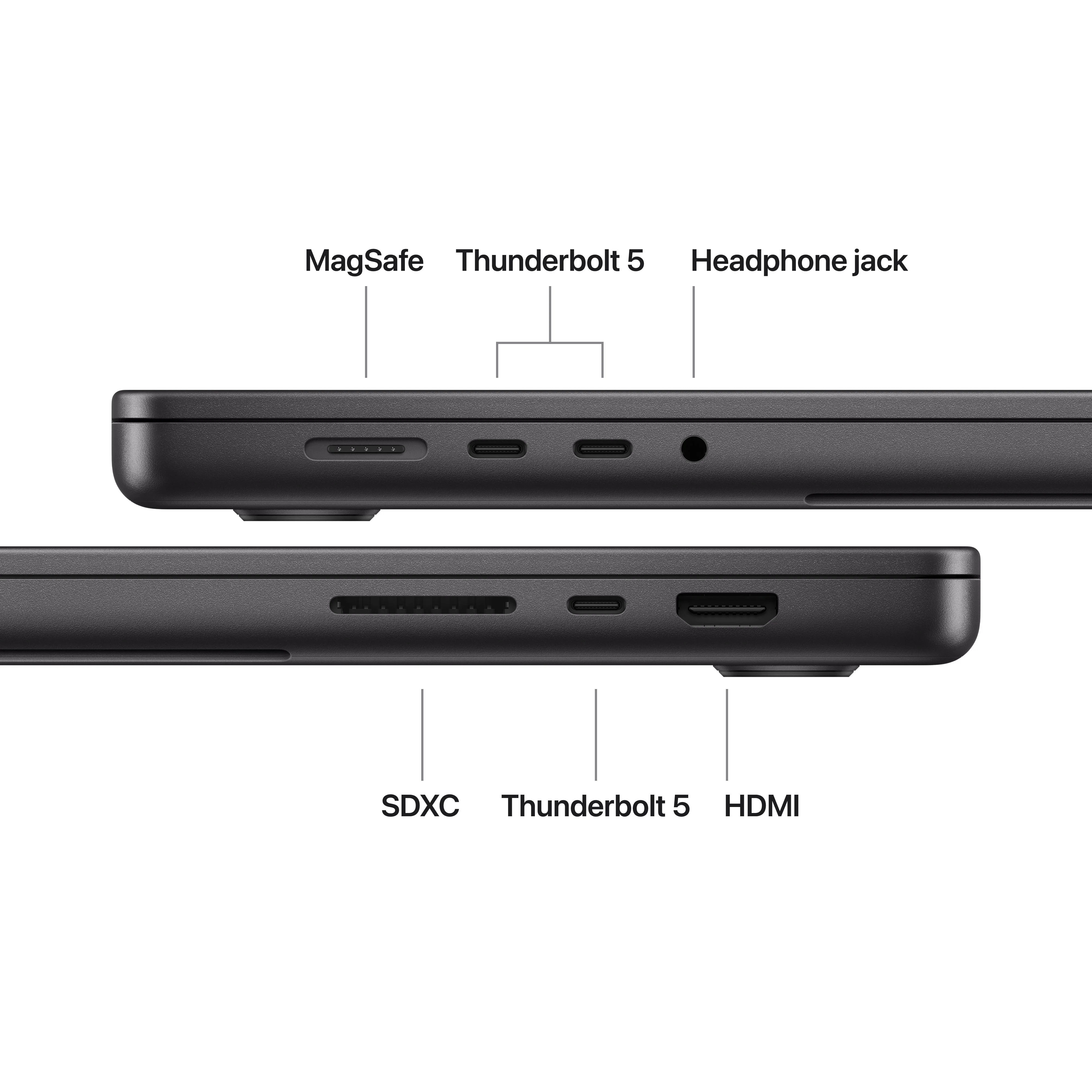 16-inch MacBook Pro: Apple M5 Max chip with 18-core CPU and 40-core GPU, 48 GB, 2 TB SSD - Spacezwart (Azerty FR) - Image 7