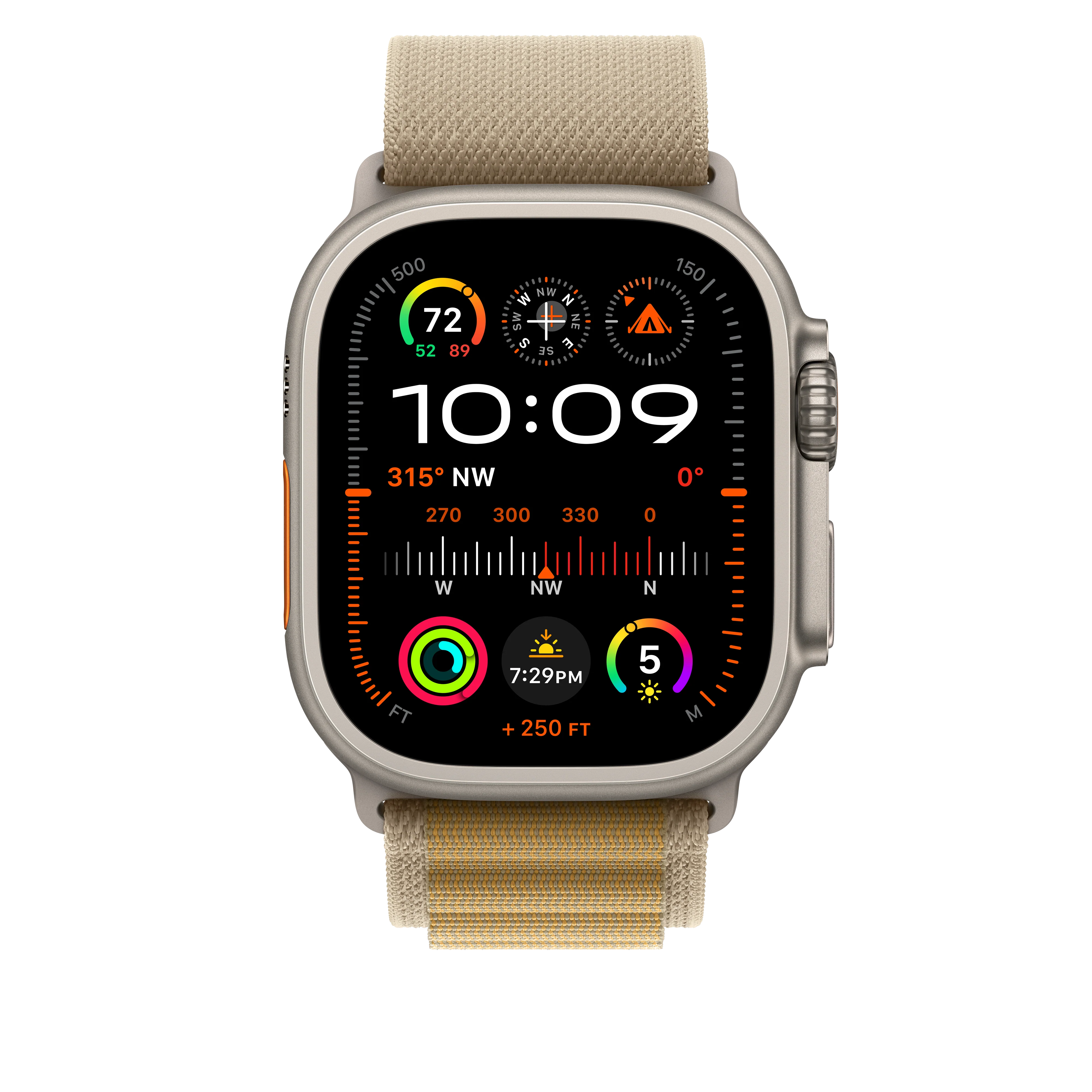 EOL Alpine-bandje - Sahara-beige (49 mm) - L - Naturel titanium - Image 3