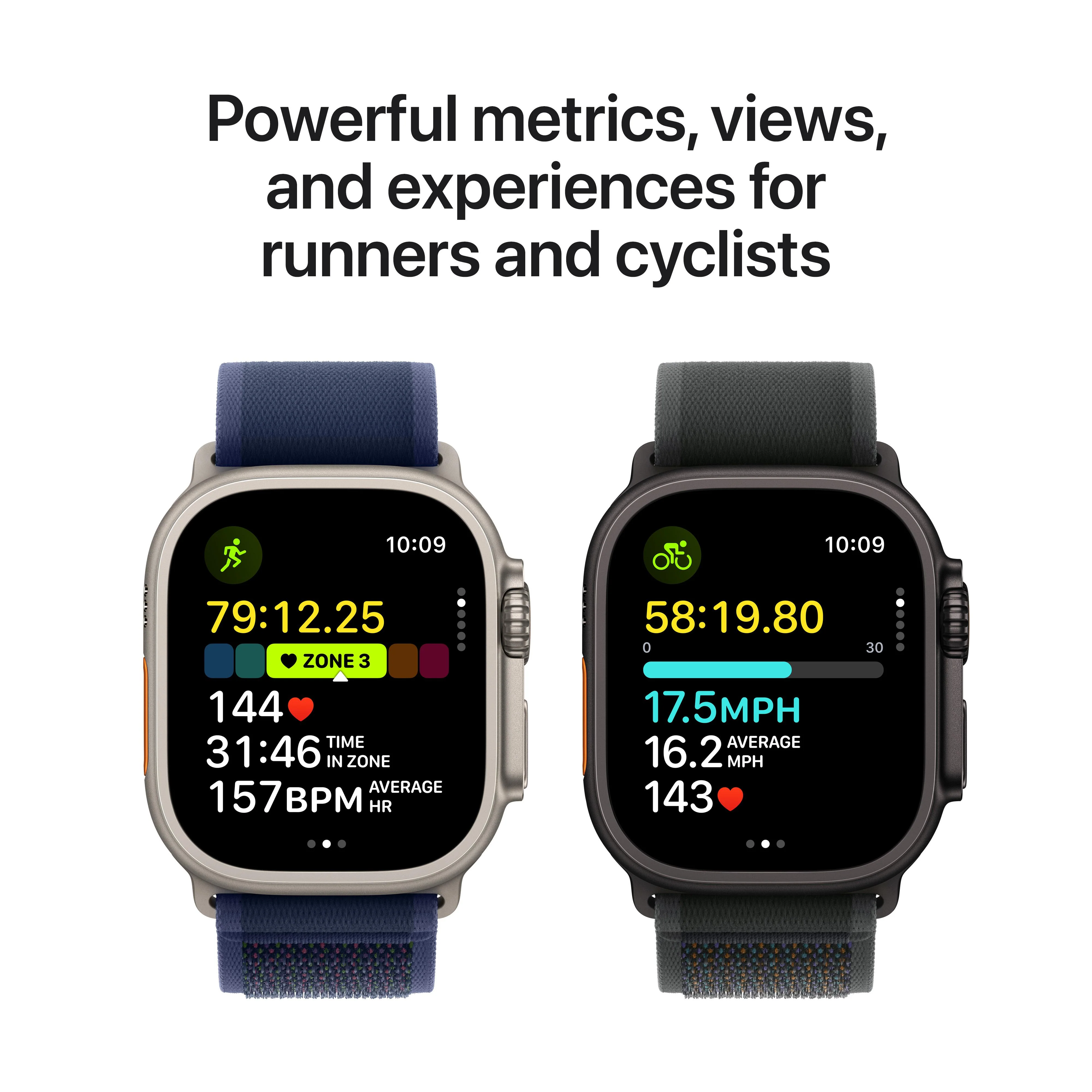 EOL Apple Watch Ultra 2 (GPS + Cellular) • 49-mm kast van zwart titanium • Zwart Trail‑bandje - S/M - Image 4