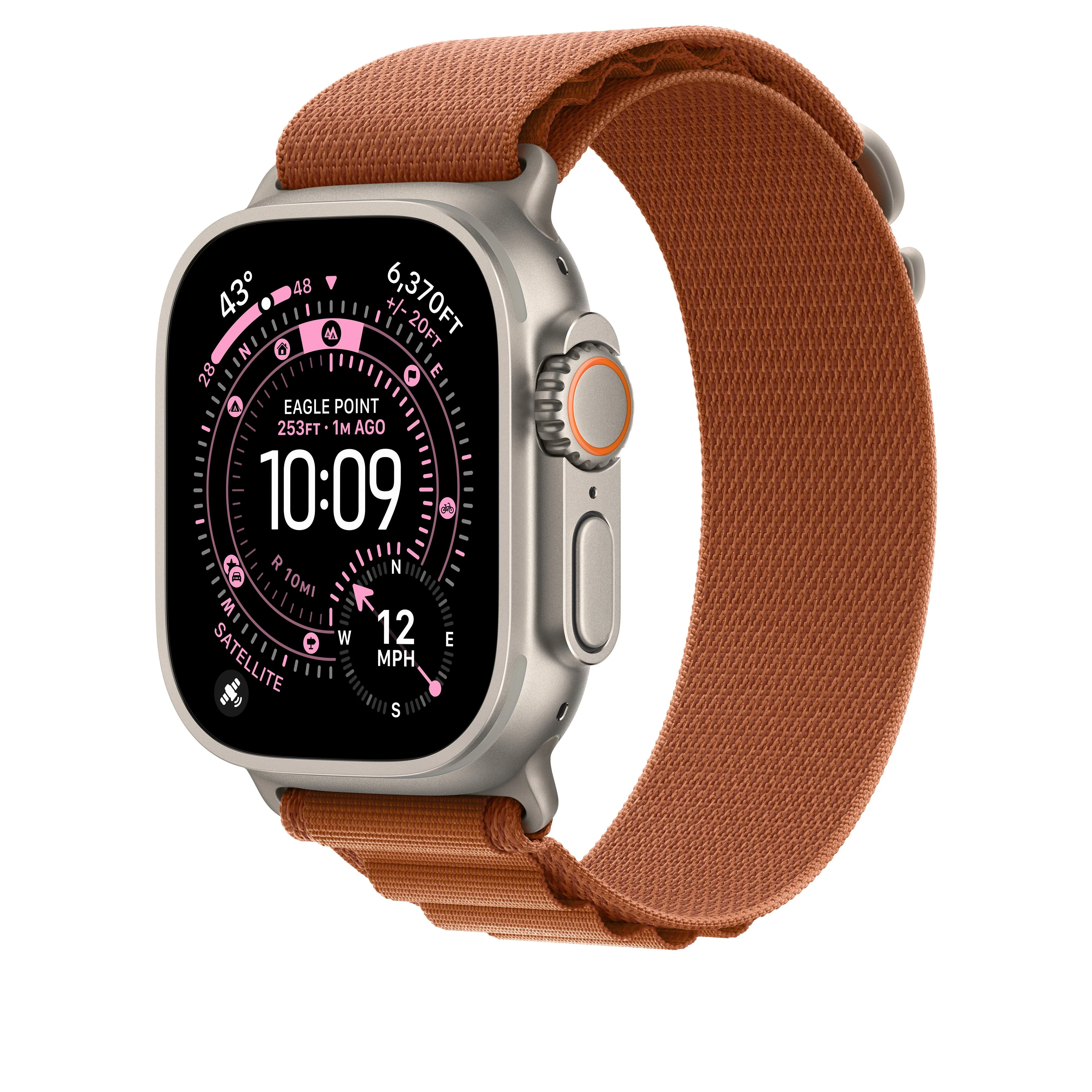 Alpine-bandje - Terracotta (49 mm) - M - Naturel titanium - Image 2