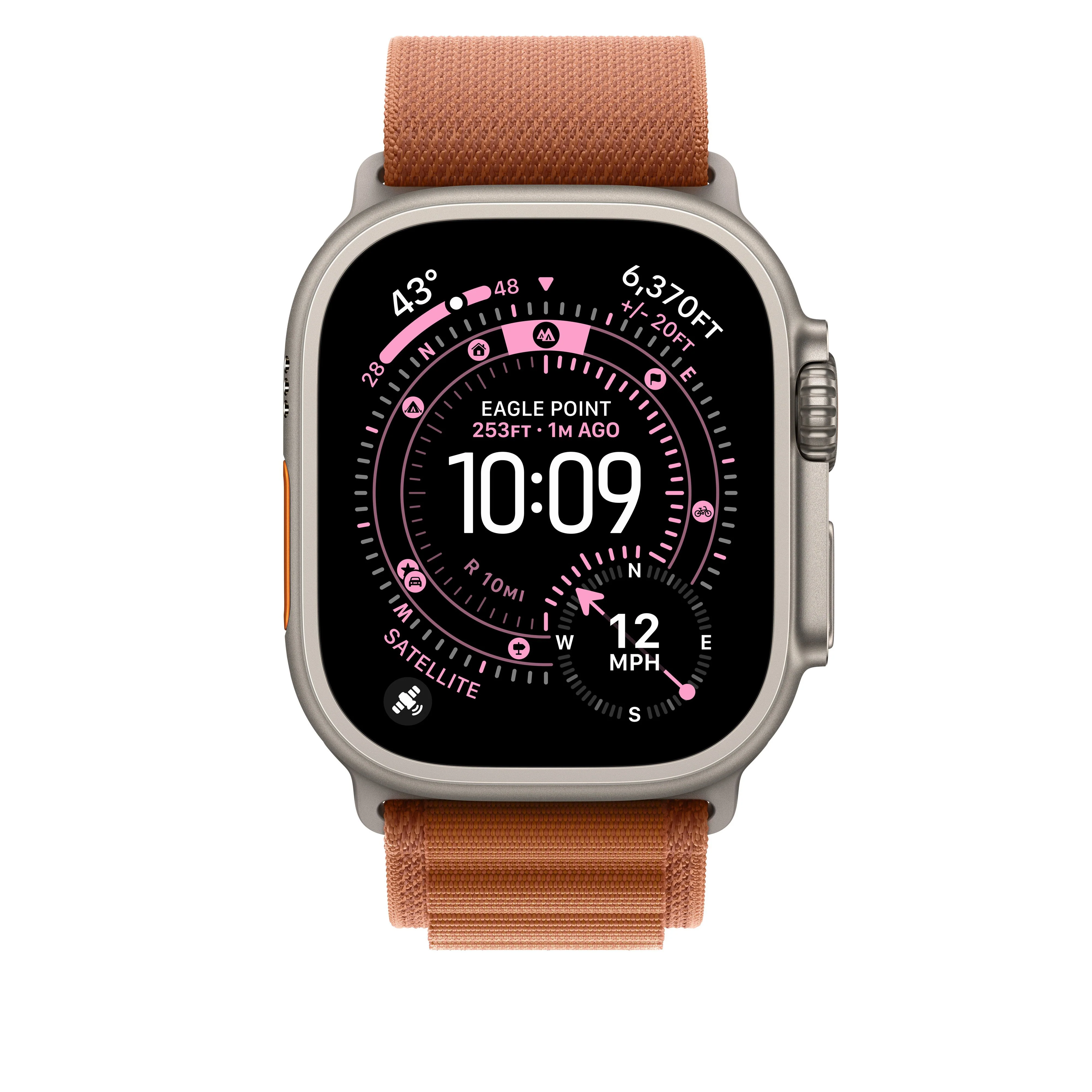 Alpine-bandje - Terracotta (49 mm) - M - Naturel titanium - Image 3