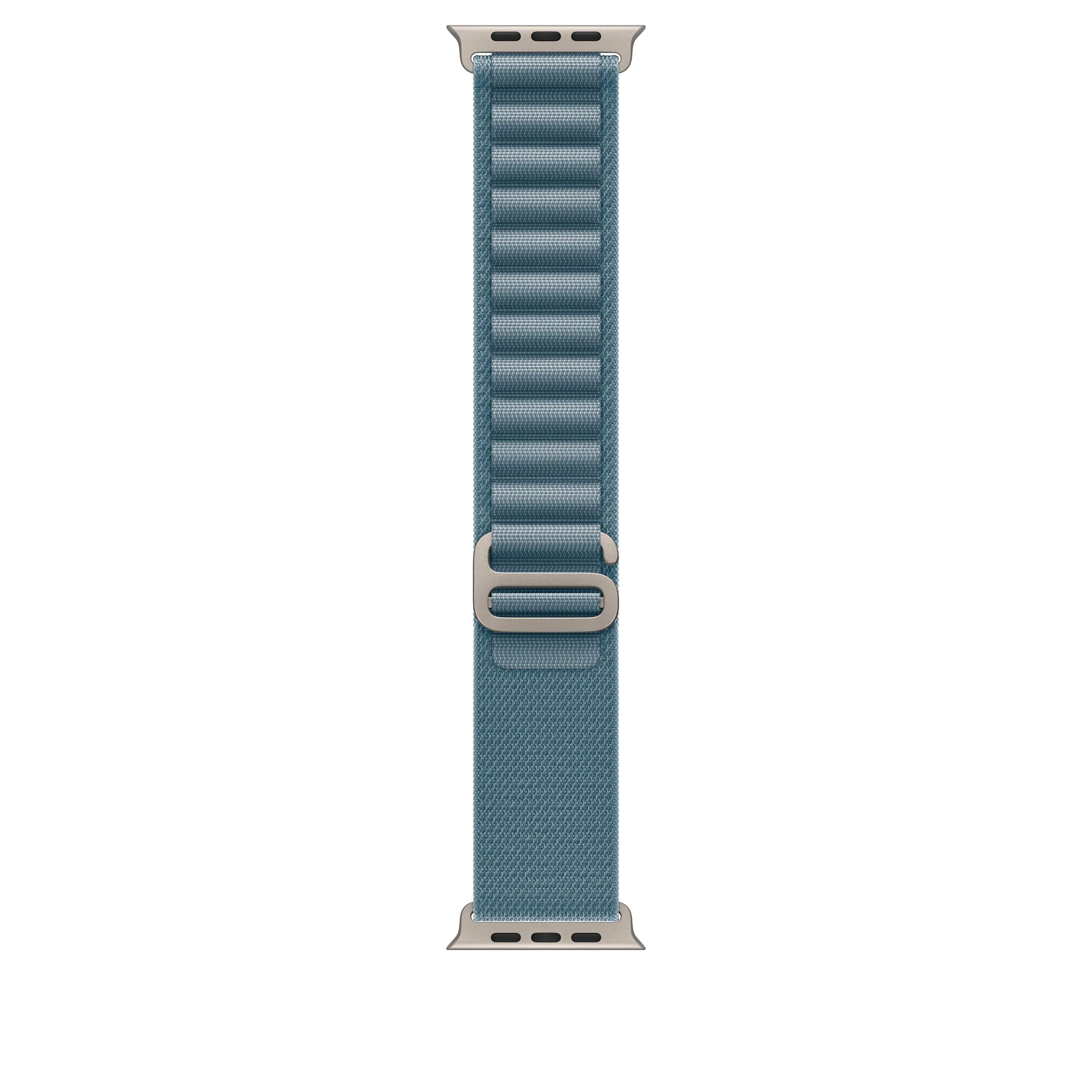 Alpine-bandje - Lichtblauw (49 mm) - L - Naturel titanium