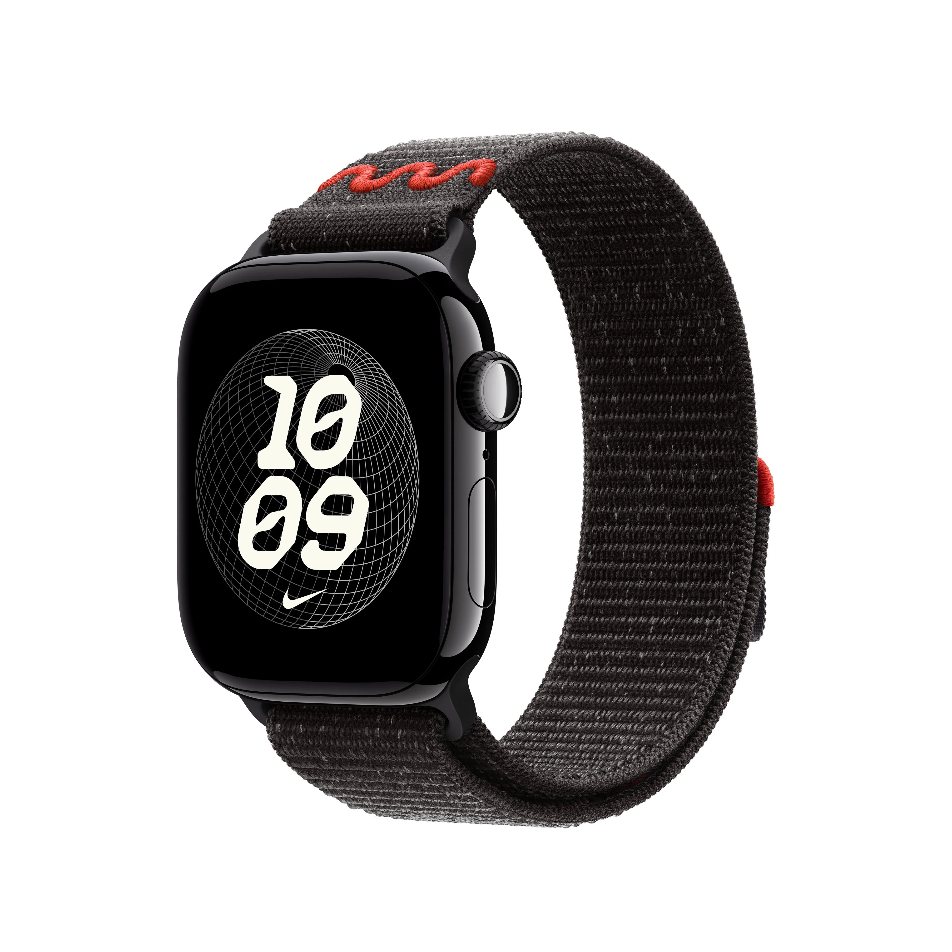 Geweven sportbandje van Nike - Midnight Black (42 mm) - Image 2