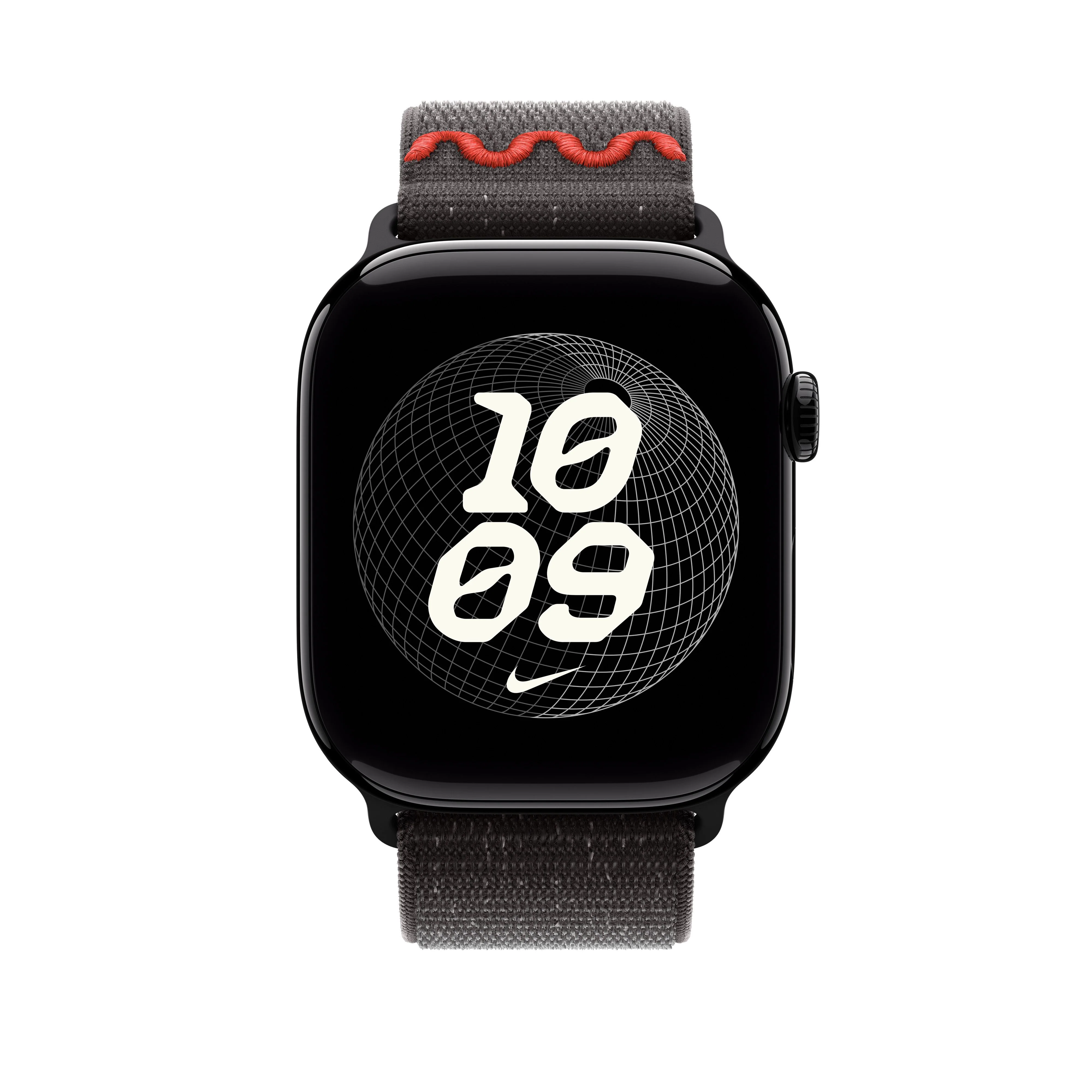 Geweven sportbandje van Nike - Midnight Black (46 mm) - Image 3