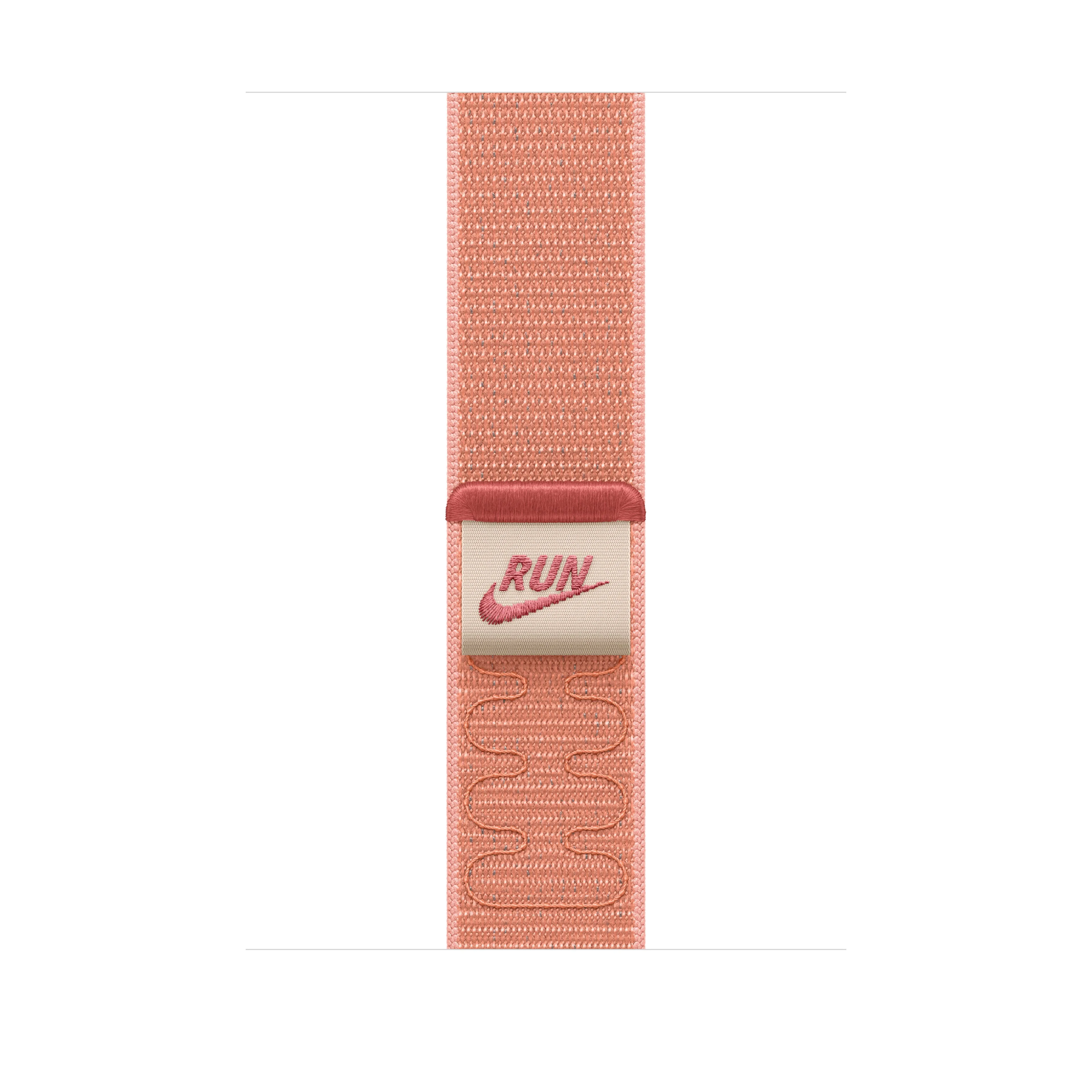 Geweven sportbandje van Nike - Alpenglow Pink (46 mm)