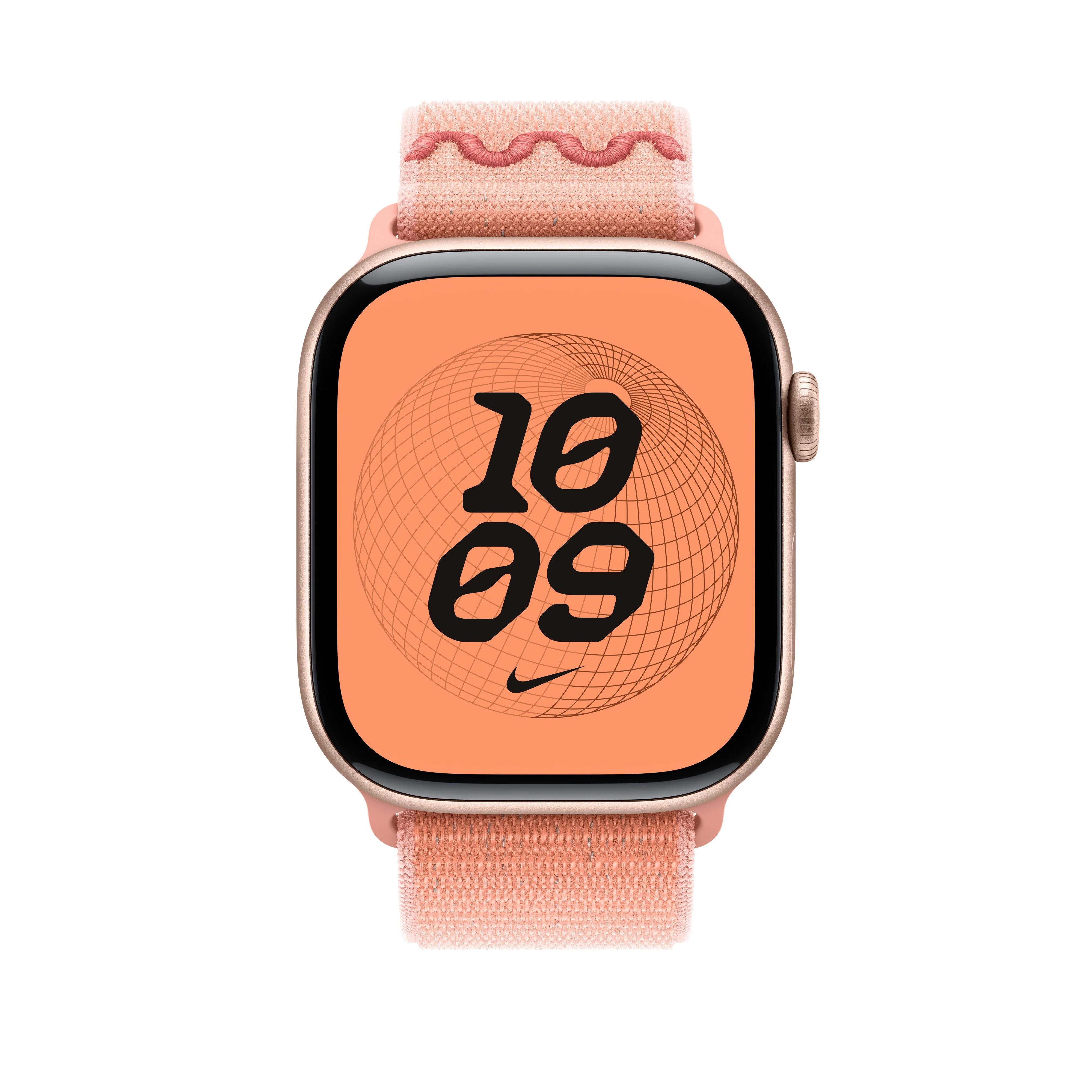 Geweven sportbandje van Nike - Alpenglow Pink (46 mm) - Image 3