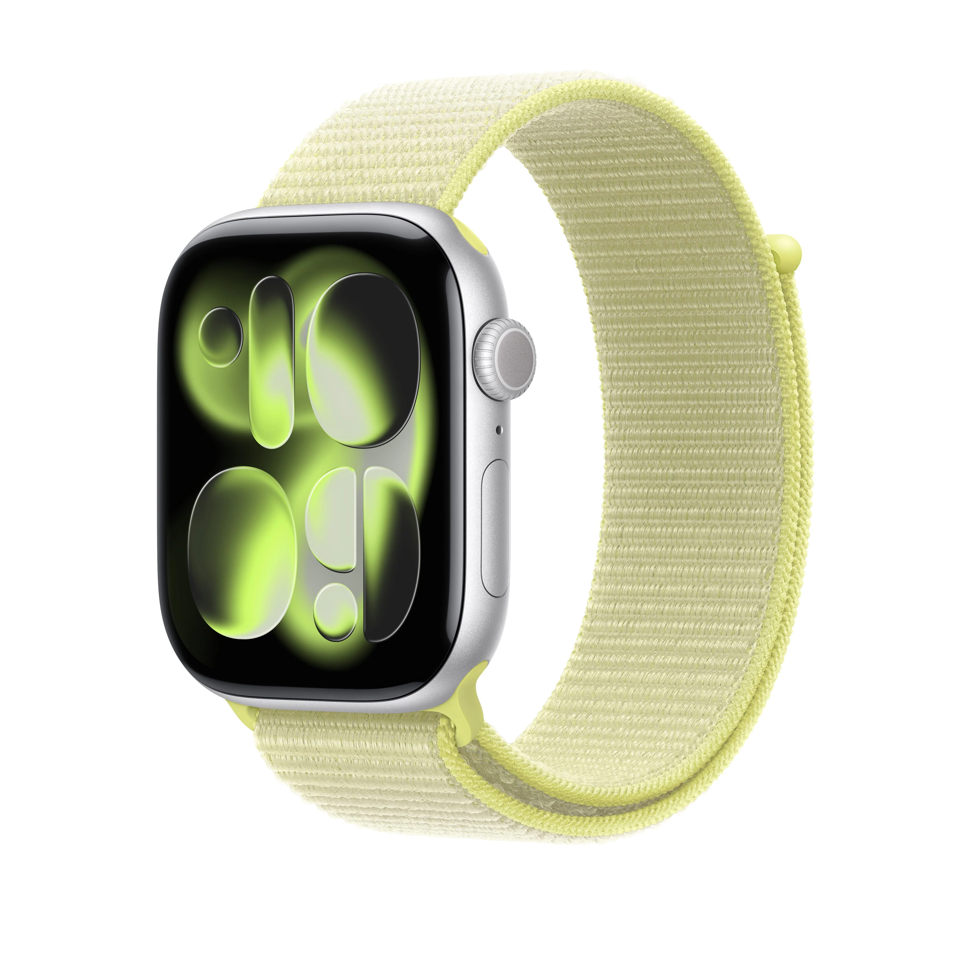 Geweven sportbandje - Neongeel (46 mm) - Image 2