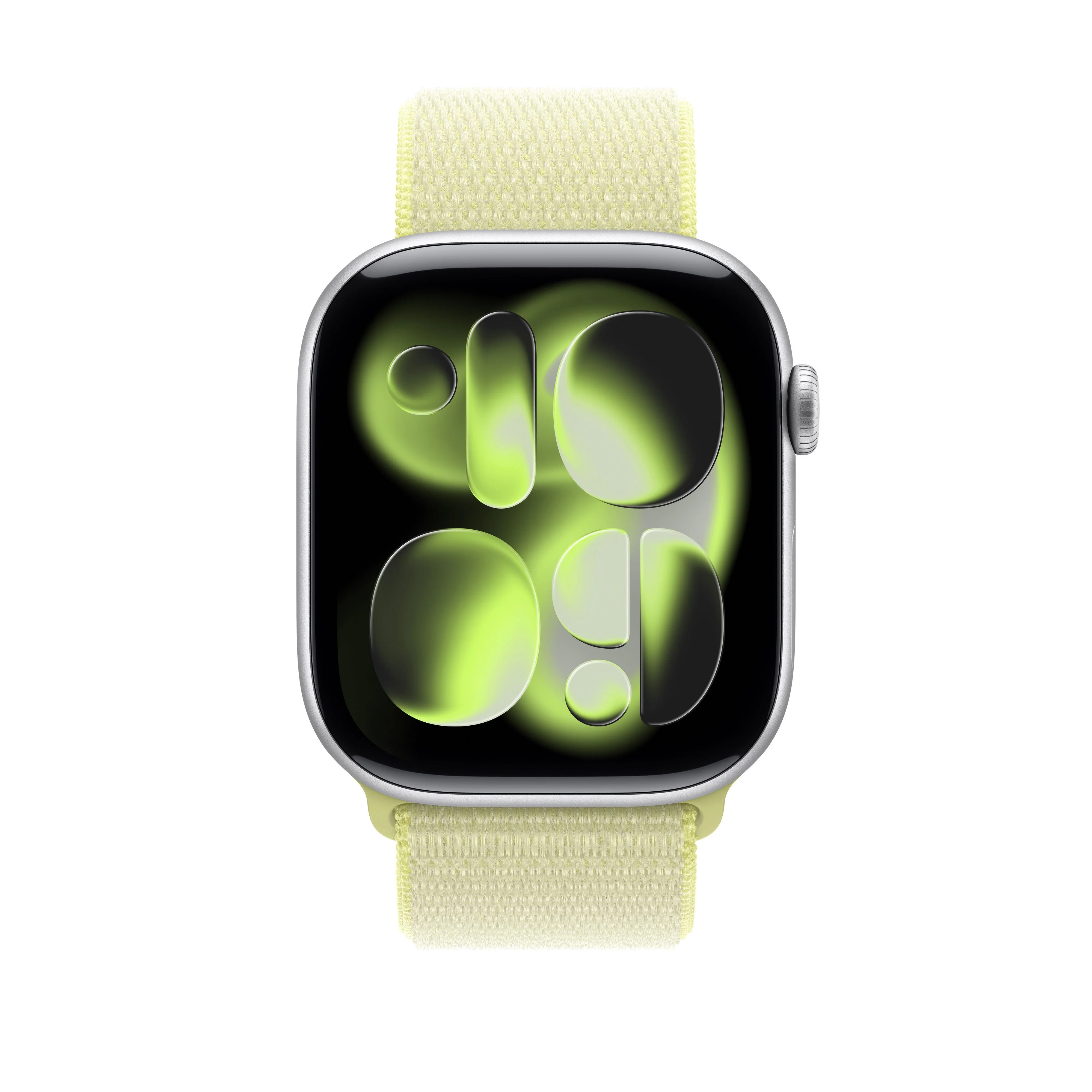 Geweven sportbandje - Neongeel (46 mm) - Image 3