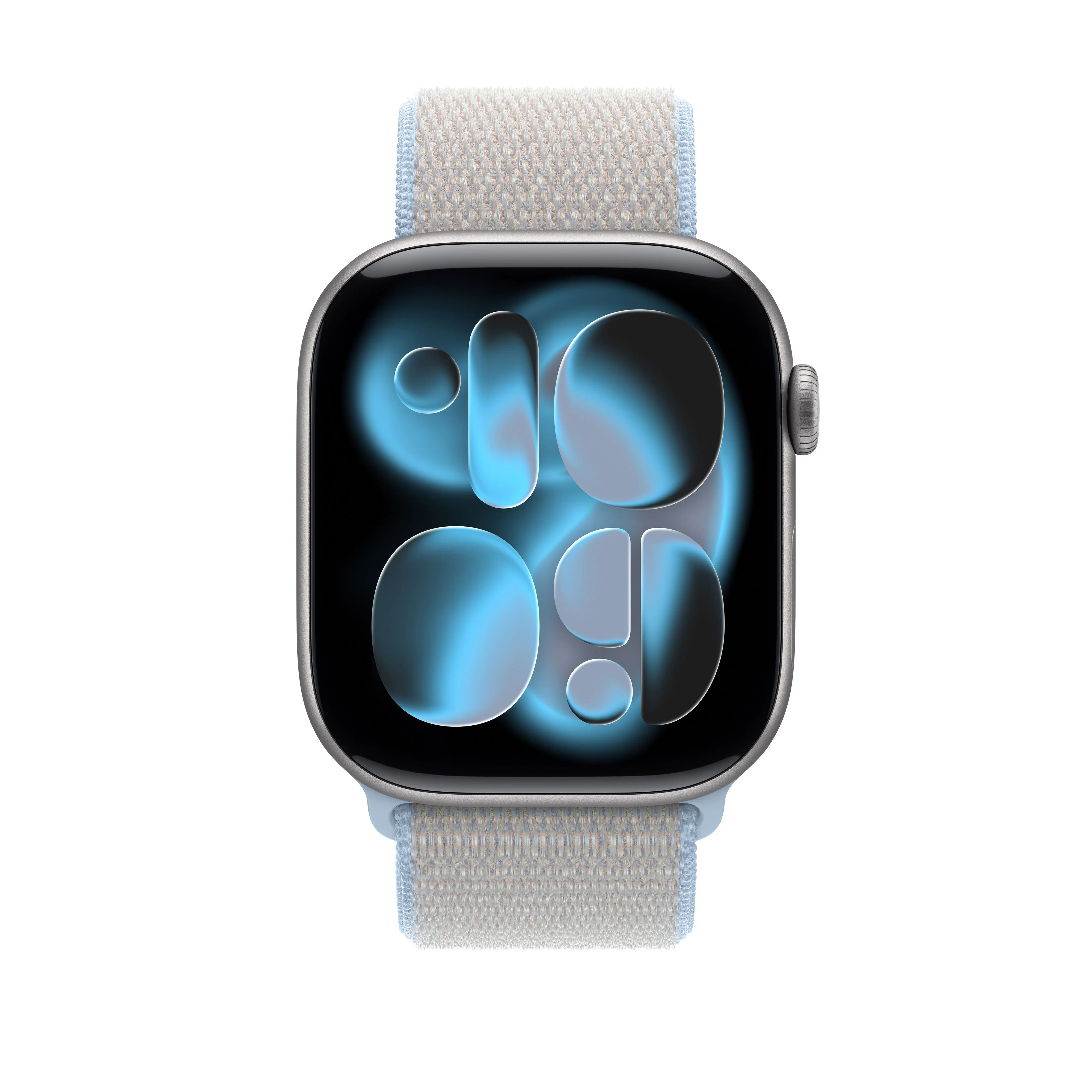 Geweven sportbandje - Dauwblauw (46 mm) - Image 3