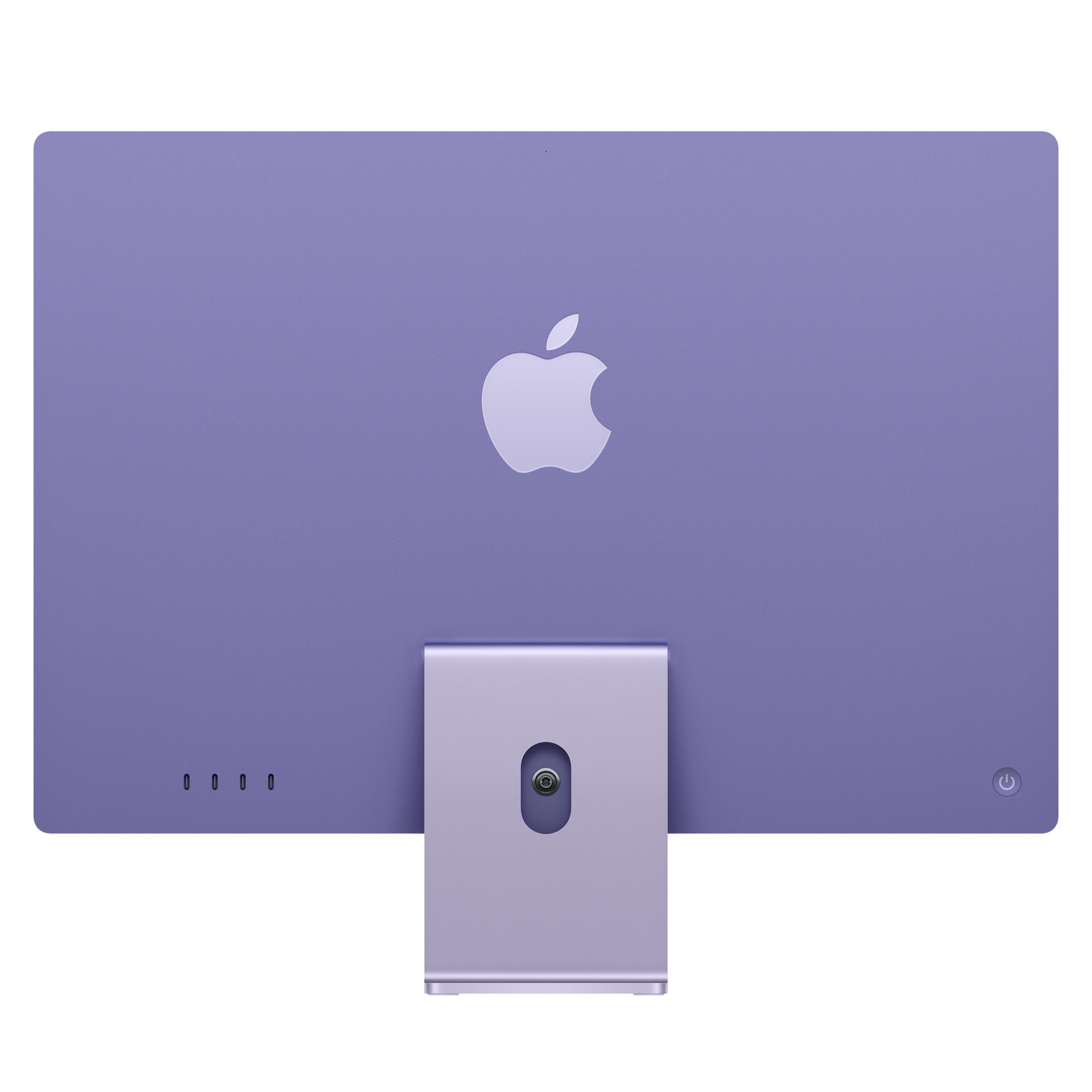 CTO 24-inch iMac met Retina 4,5K‑display: Apple M4-chip met 10‑core CPU en 10‑core GPU, 24 GB, 512 GB, Magic Keyboard met Touch ID - Paars (Azerty FR) - Image 2