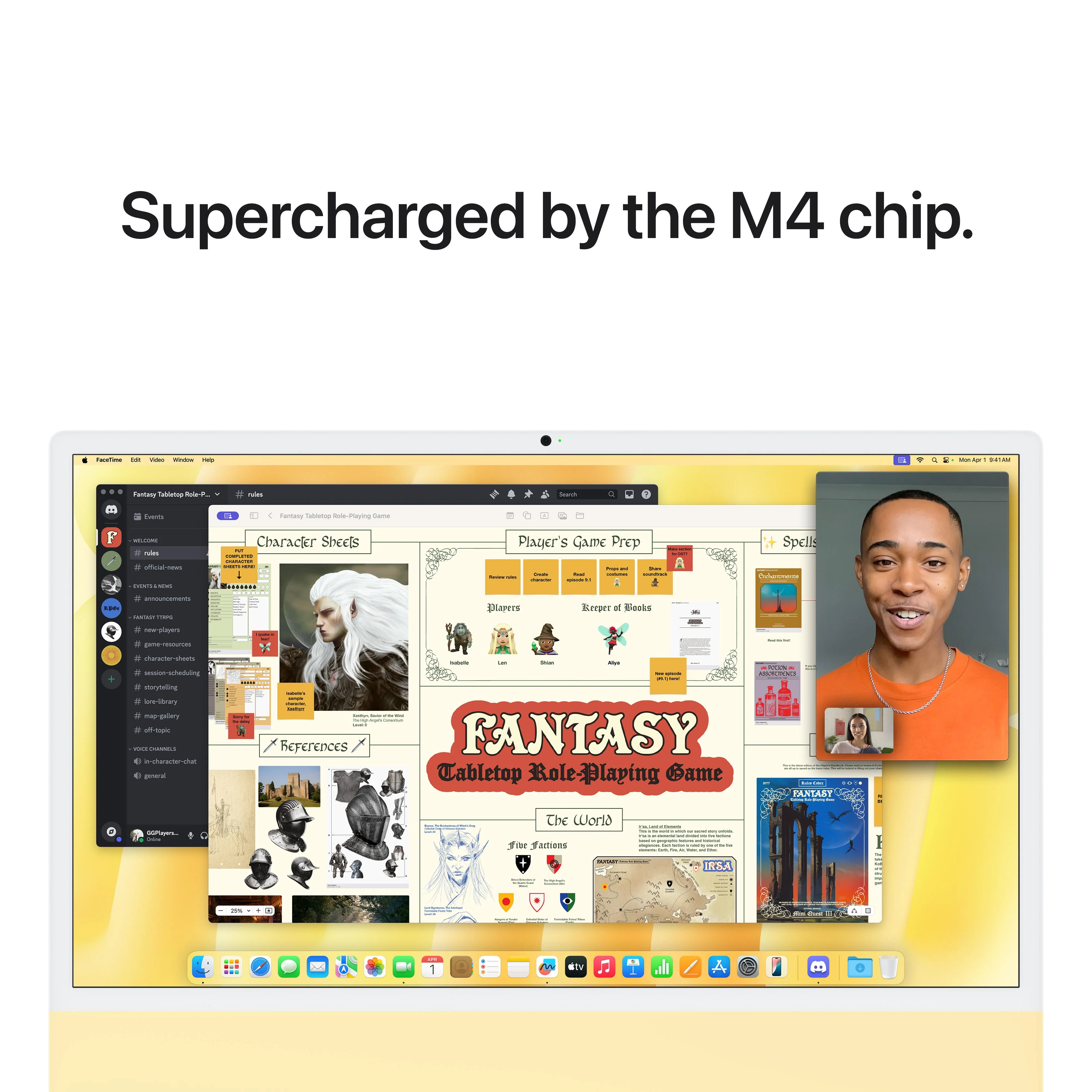 CTO 24-inch iMac met Retina 4,5K‑display: Apple M4-chip met 8‑core CPU en 8‑core GPU, 16 GB, 256 GB, Magic Keyboard met Touch ID en numeriek toetsenblok - Geel (Azerty FR) - Image 6