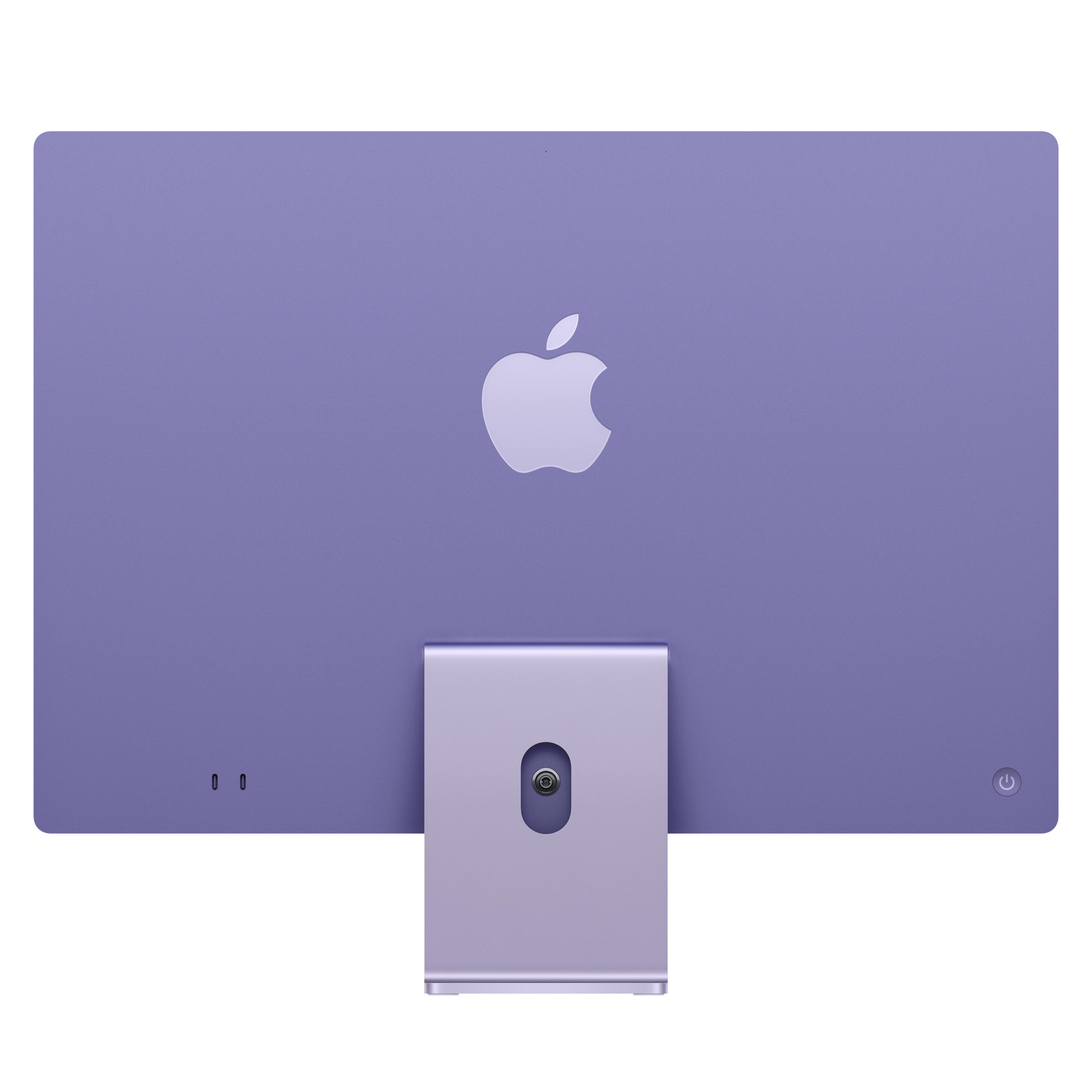 CTO 24-inch iMac met Retina 4,5K‑display: Apple M4-chip met 8‑core CPU en 8‑core GPU, 16 GB, 256 GB, Magic Keyboard met Touch ID en numeriek toetsenblok - Paars (Azerty FR) - Image 2