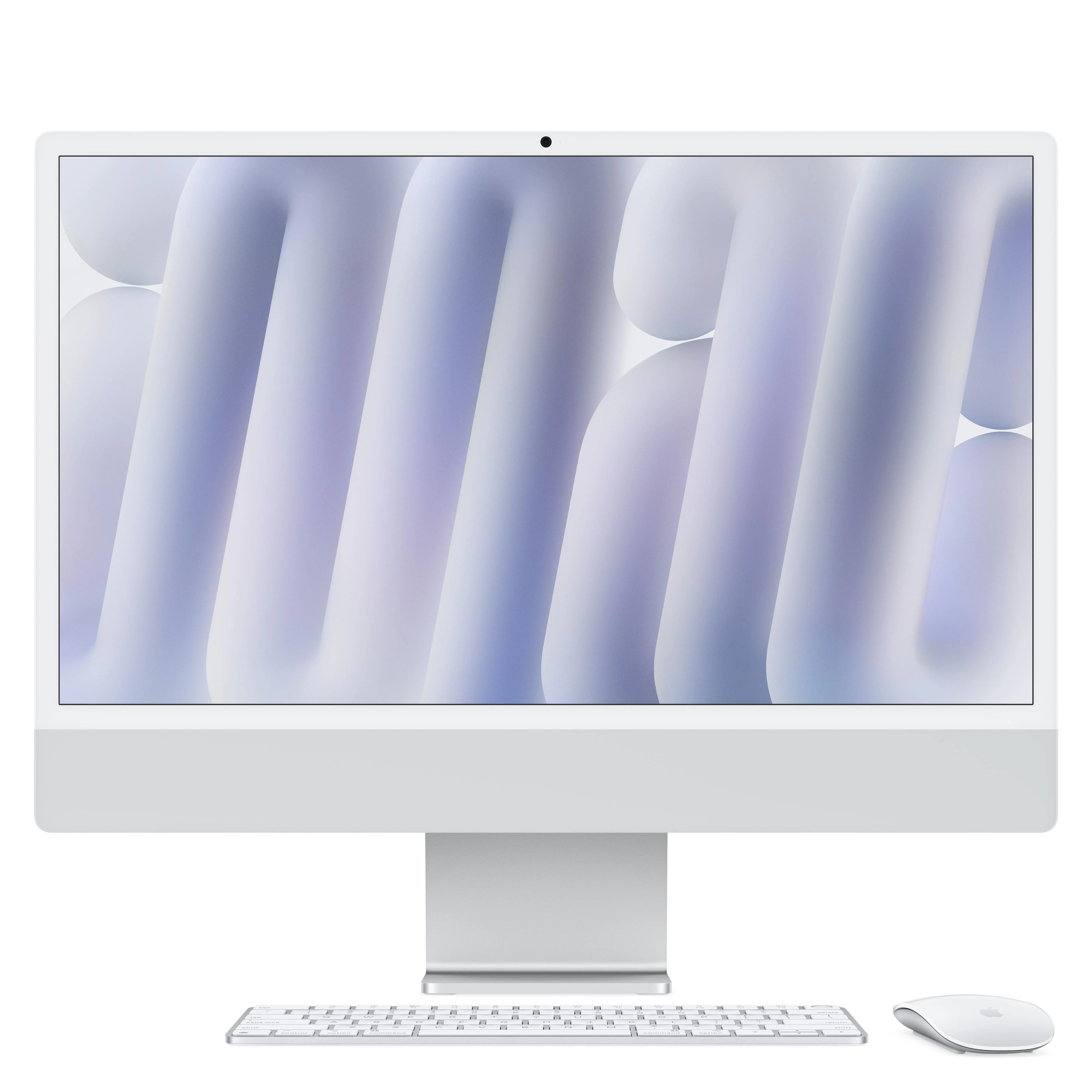 24-inch iMac met Retina 4,5K‑display: Apple M4-chip met 10‑core CPU en 10‑core GPU, 16 GB, 512 GB, Magic Keyboard met Touch ID - Zilver (Azerty FR)