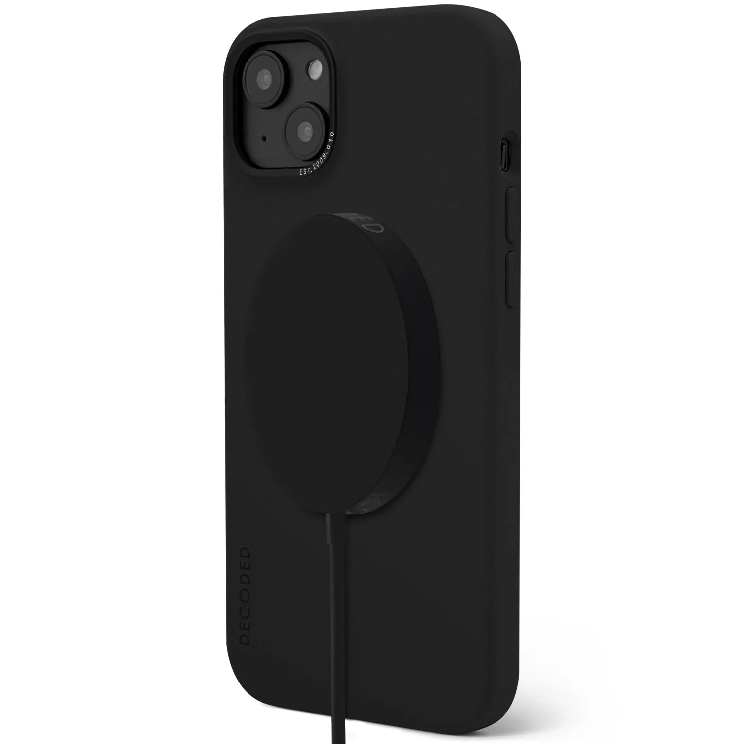 EOL Decoded Antimicrobial Silicone Backcover voor iPhone 14 Plus - Charcoal - Image 3