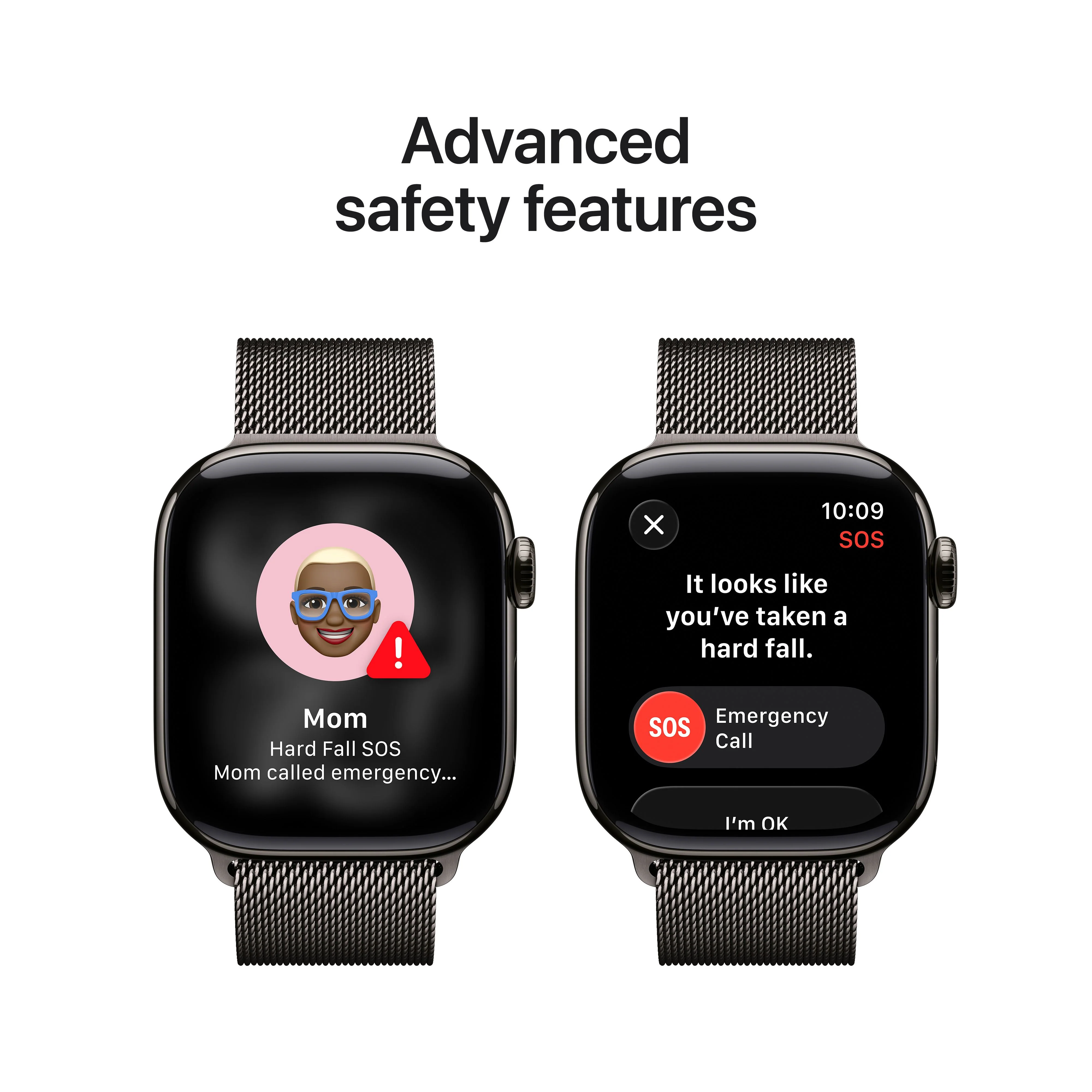 Apple Watch Series 11 (GPS + Cellular) • 42-mm kast van leisteen titanium • Leisteen Milanees bandje - Image 6
