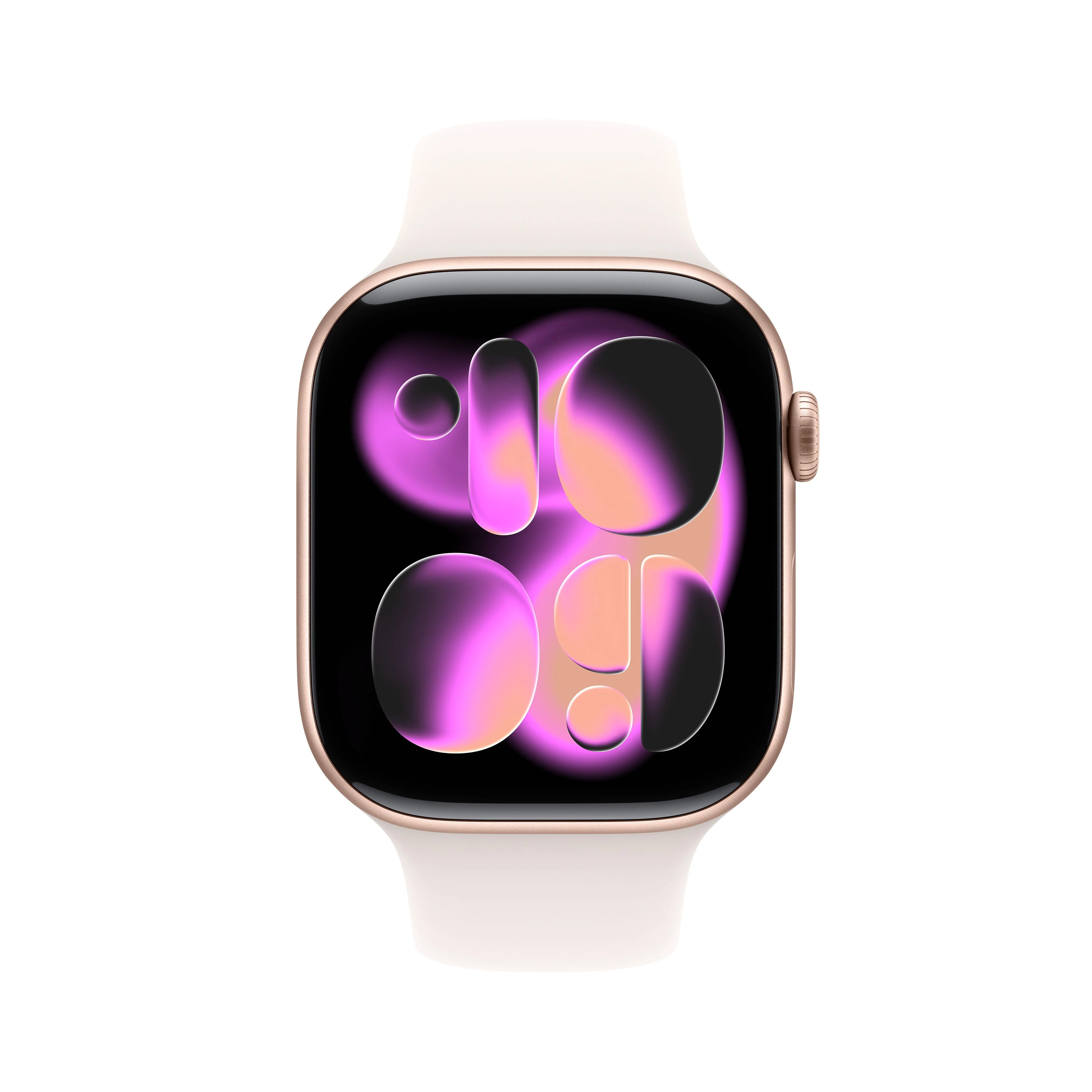 Apple Watch Series 11 (GPS) • 46‑mm kast van roségoudkleurig aluminium • Rosé sportbandje - M/L - Image 2