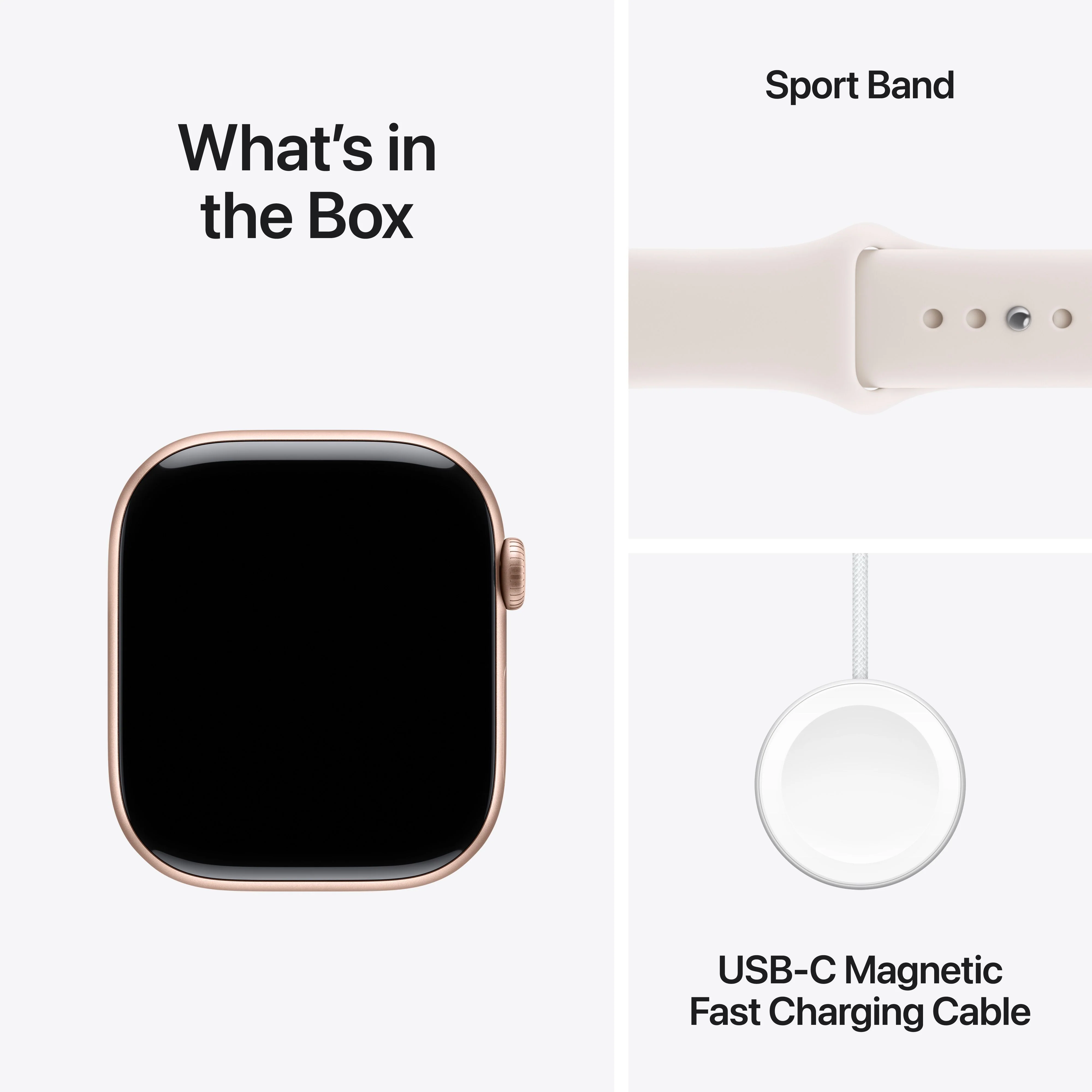 Apple Watch Series 11 (GPS) • 46‑mm kast van roségoudkleurig aluminium • Rosé sportbandje - M/L - Image 8