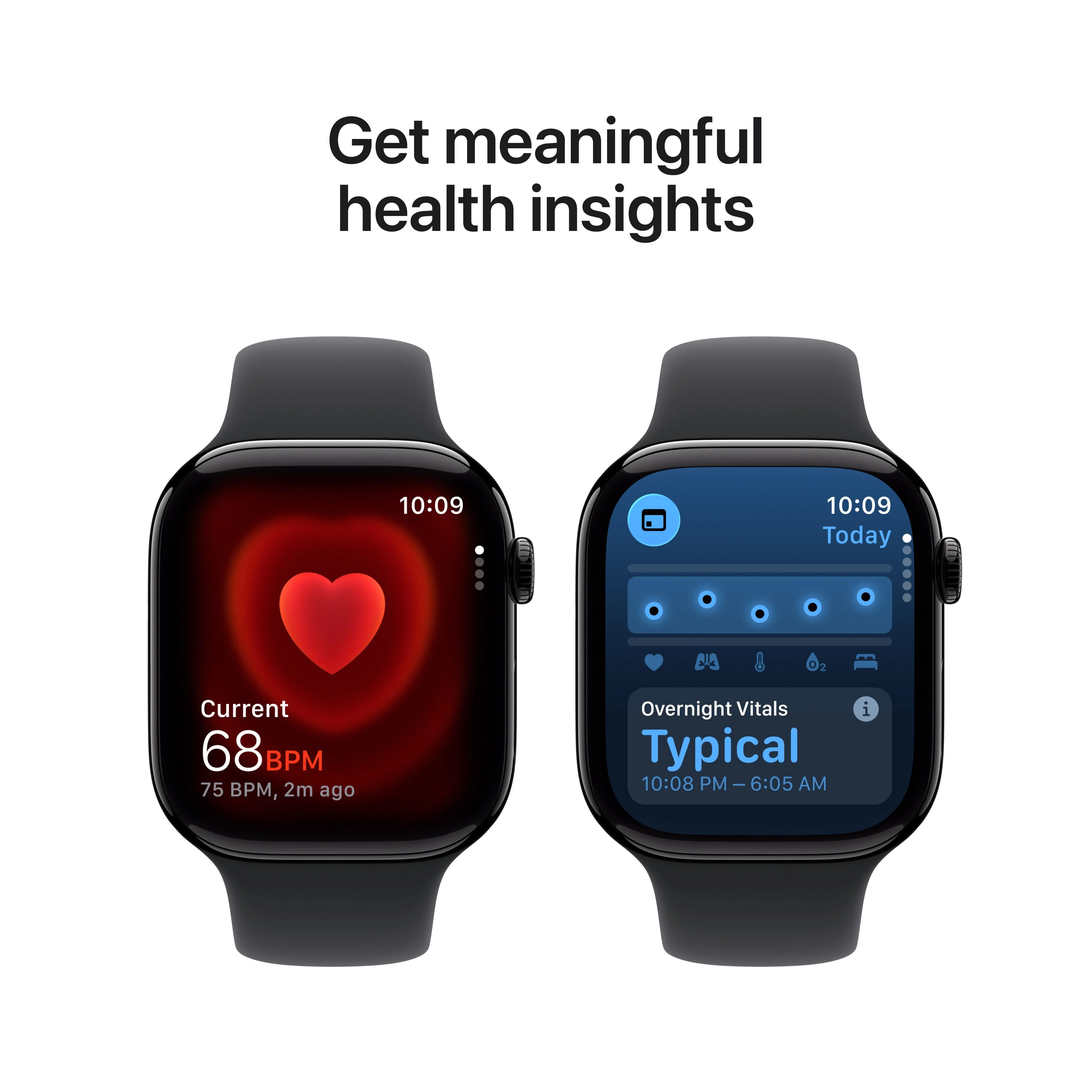 Apple Watch Series 11 (GPS + Cellular) • 46‑mm kast van gitzwart aluminium • Zwart sportbandje - M/L - Image 5