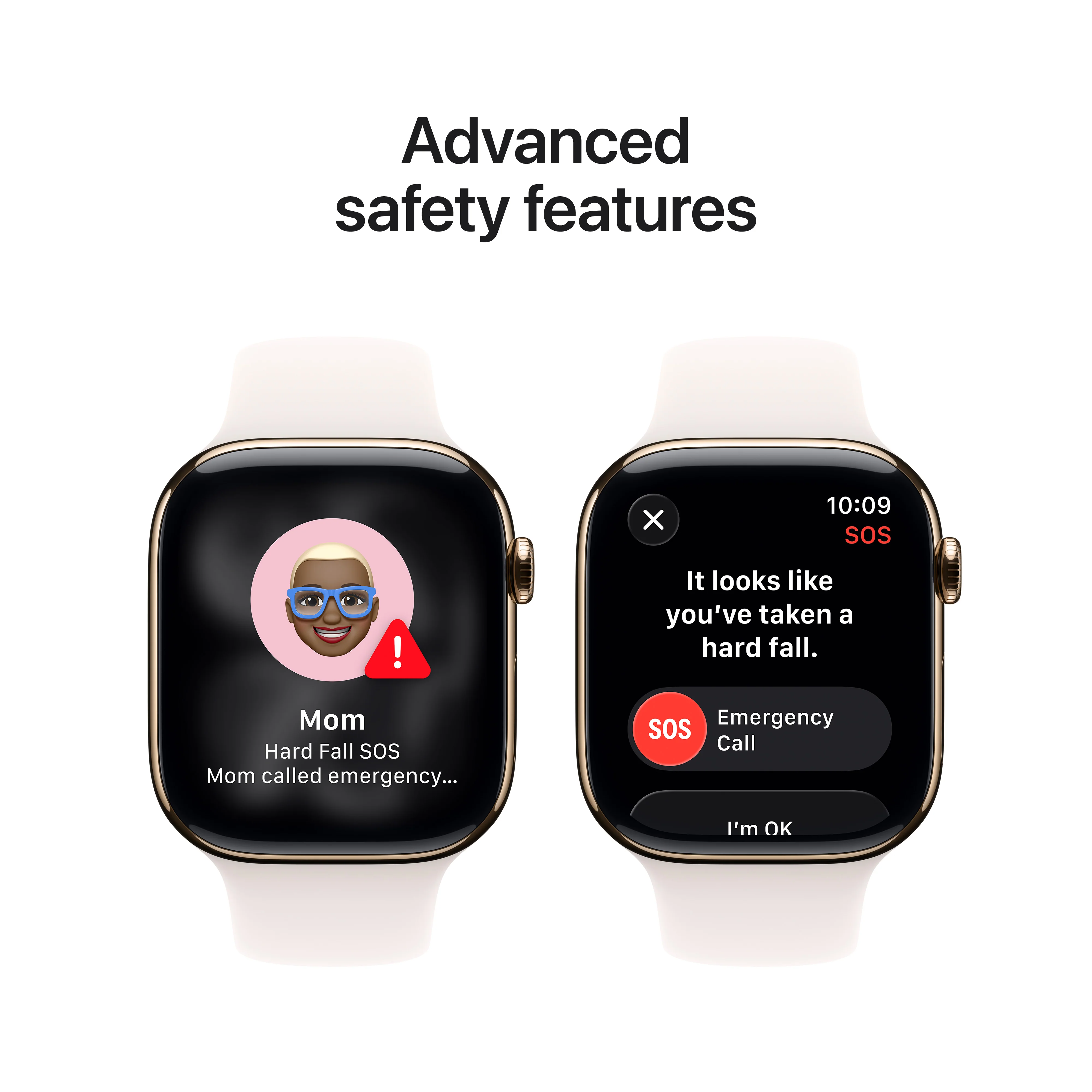 Apple Watch Series 11 (GPS + Cellular) • 46‑mm kast van goudkleurig titanium • Rosé sportbandje - M/L - Image 6