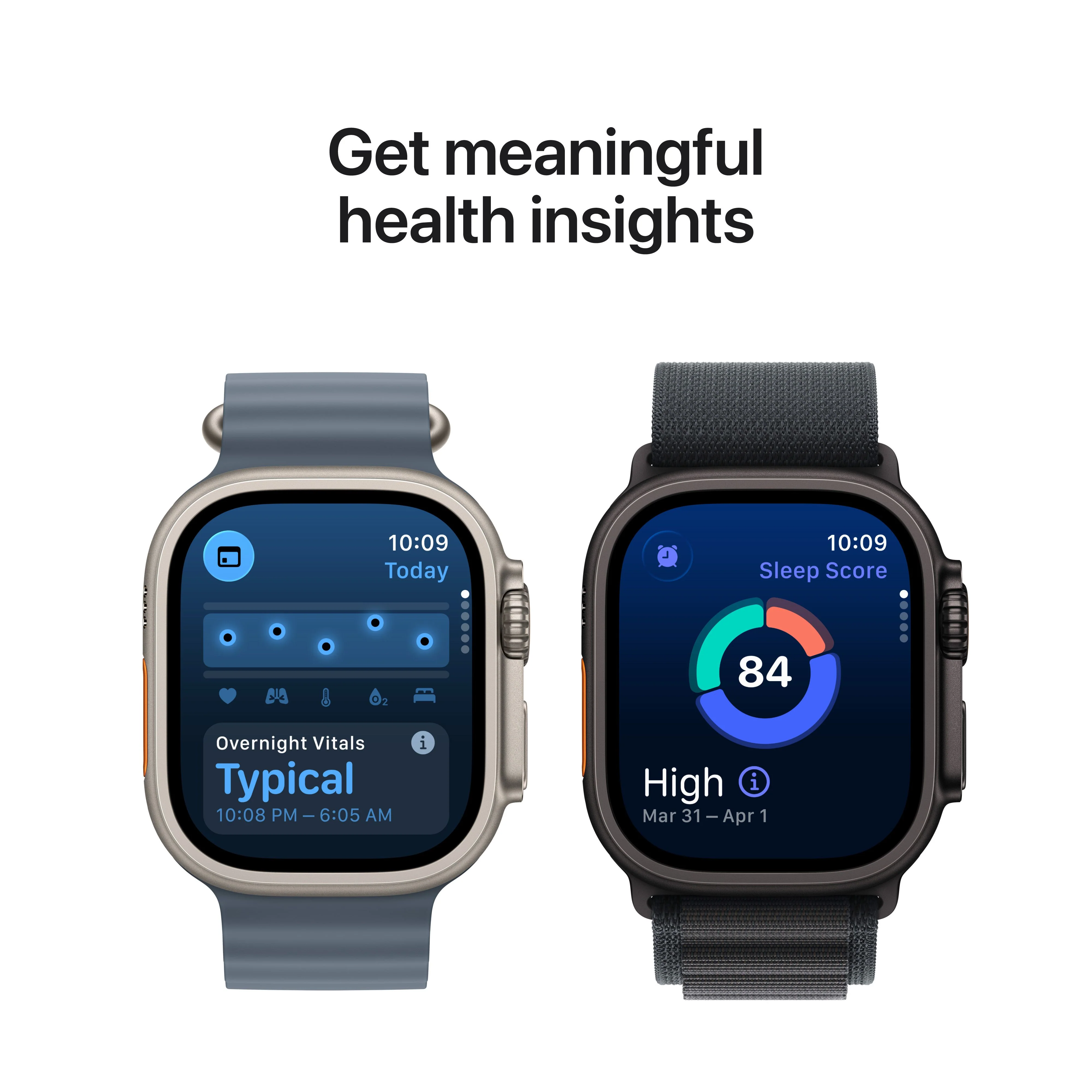 Apple Watch Ultra 3 (GPS + Cellular) • 49-mm kast van zwart titanium • Zwart Alpine‑bandje - S - Image 6