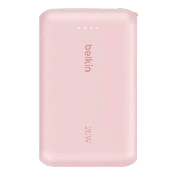 EOL Belkin BoostCharge | 10.000mAh-powerbank met geïntegreerde USB-C-kabel - Roze - Image 6