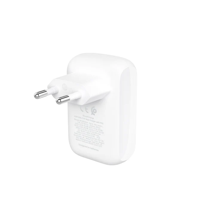 Belkin BoostCharge | 2-poorts USB-C & USB-A Wandlader (42W) - Image 2