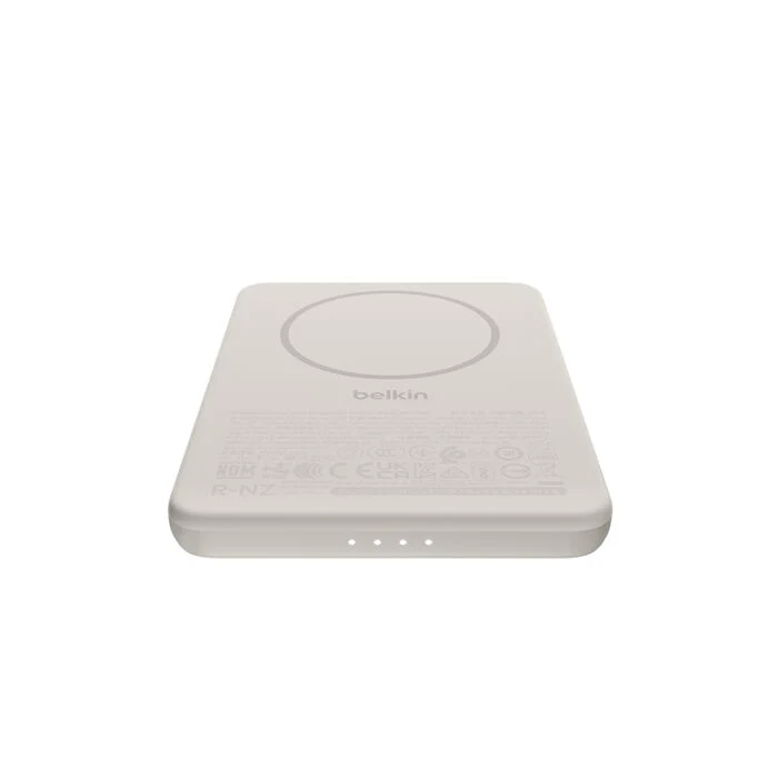 Belkin BoostCharge | Compacte magnetische 5.000mAh-powerbank met magnetische ring (7,5W) - Zandsteen - Image 3
