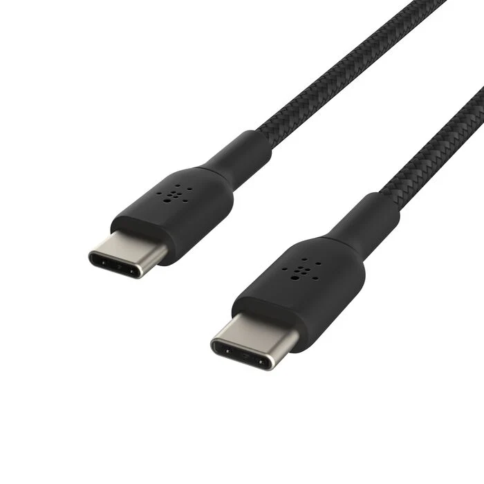 Belkin BoostCharge | Gevlochten USB-C/USB-C-kabel - 0,15 m - Zwart - Image 3