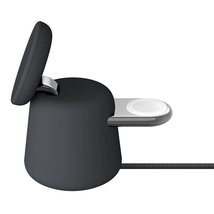 Belkin BoostCharge Pro | 2-in-1 draadloos laadstation met Qi2 (15 W) - Charcoal - Image 3