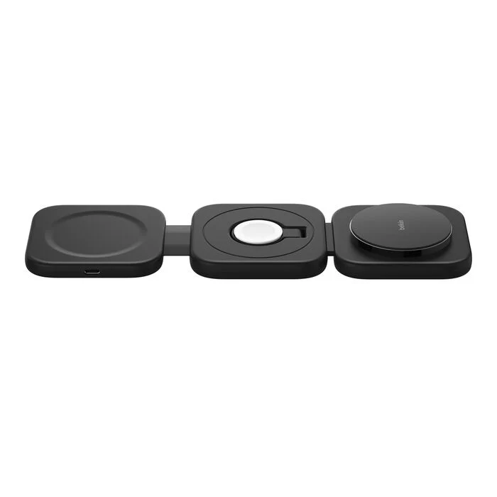 Belkin BoostCharge Pro | 3-in-1 magnetisch draadloos reislaadstation met Qi2 (15 W) - Zwart - Image 3