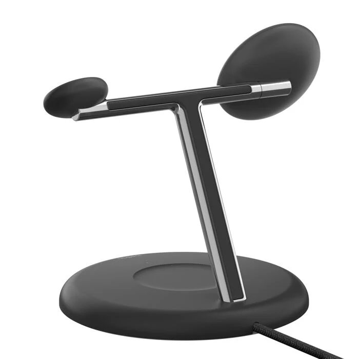 Belkin BoostCharge Pro | 3-in-1 magnetische draadloze laadstandaard met Qi2 (15 W) - Zwart - Image 3