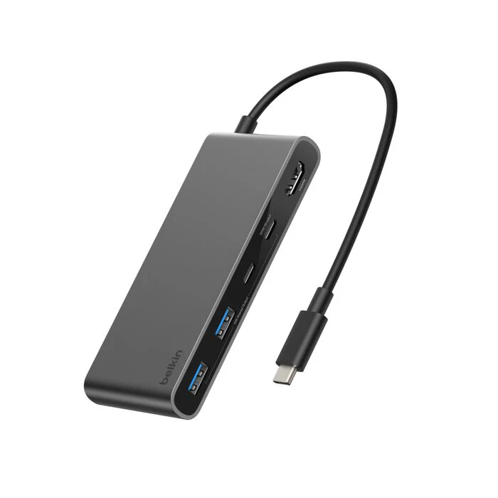 Belkin Connect | 7-in-1 USB-C-hub (USB-C / USB-C PD 3.0 / 2 x USB-A / HDMI 2.0 / SD & microSD card) - Image 2