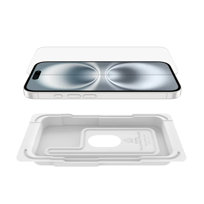Belkin Screen Protector voor iPhone 16 / iPhone 15 / iPhone 14 Pro -  Recycled Glass (Boxed) - Image 2