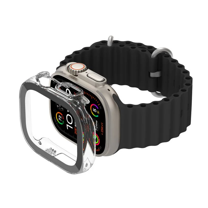 Belkin ScreenForce | TemperedCurve Antimicrobiële Screenprotector + bumper voor Apple Watch Ultra - Transparant - Image 2