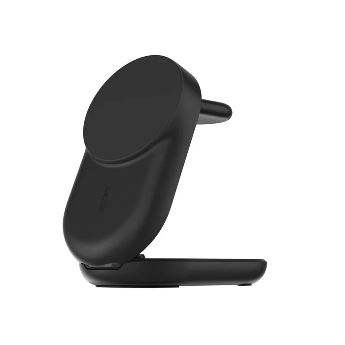 Belkin UltraCharge | 3-in-1 magnetische draadloze laadstandaard met Qi2 (25 W) - Zwart - Image 3
