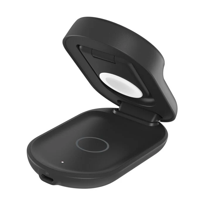 Belkin UltraCharge | 3-in-1 magnetische draadloze laadstandaard met Qi2 (25 W) - Zwart - Image 4