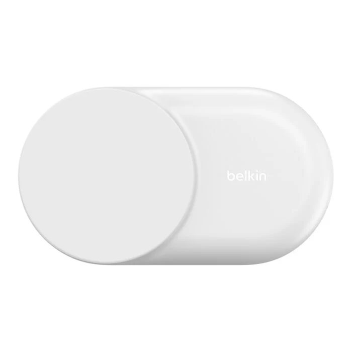 Belkin UltraCharge | 3-in-1 magnetische draadloze laadstandaard met Qi2 (25 W) - Wit - Image 6