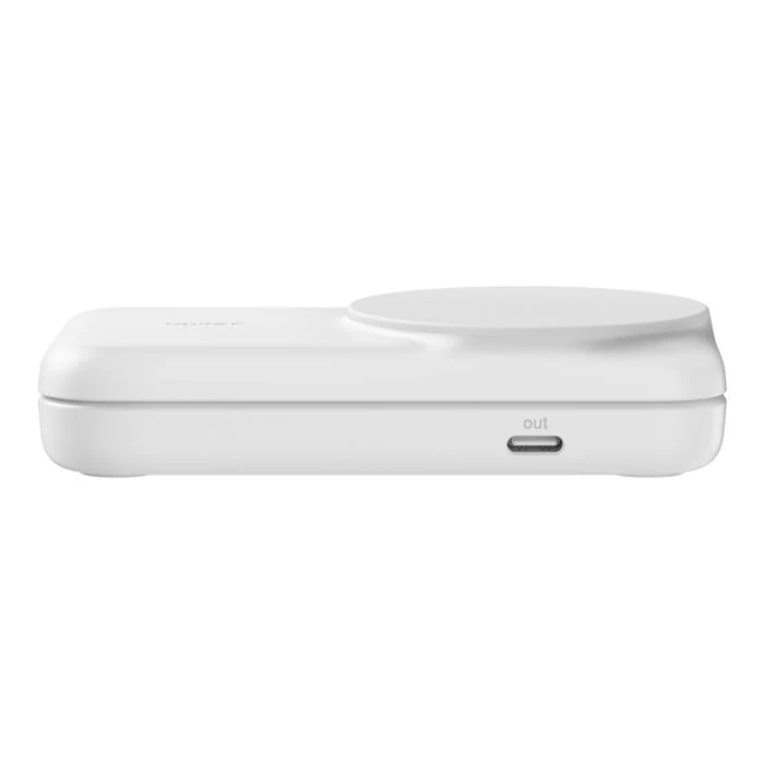 Belkin UltraCharge Pro | 2-in-1 uitklapbare magnetische lader met Qi2 (25W) - Wit - Image 4
